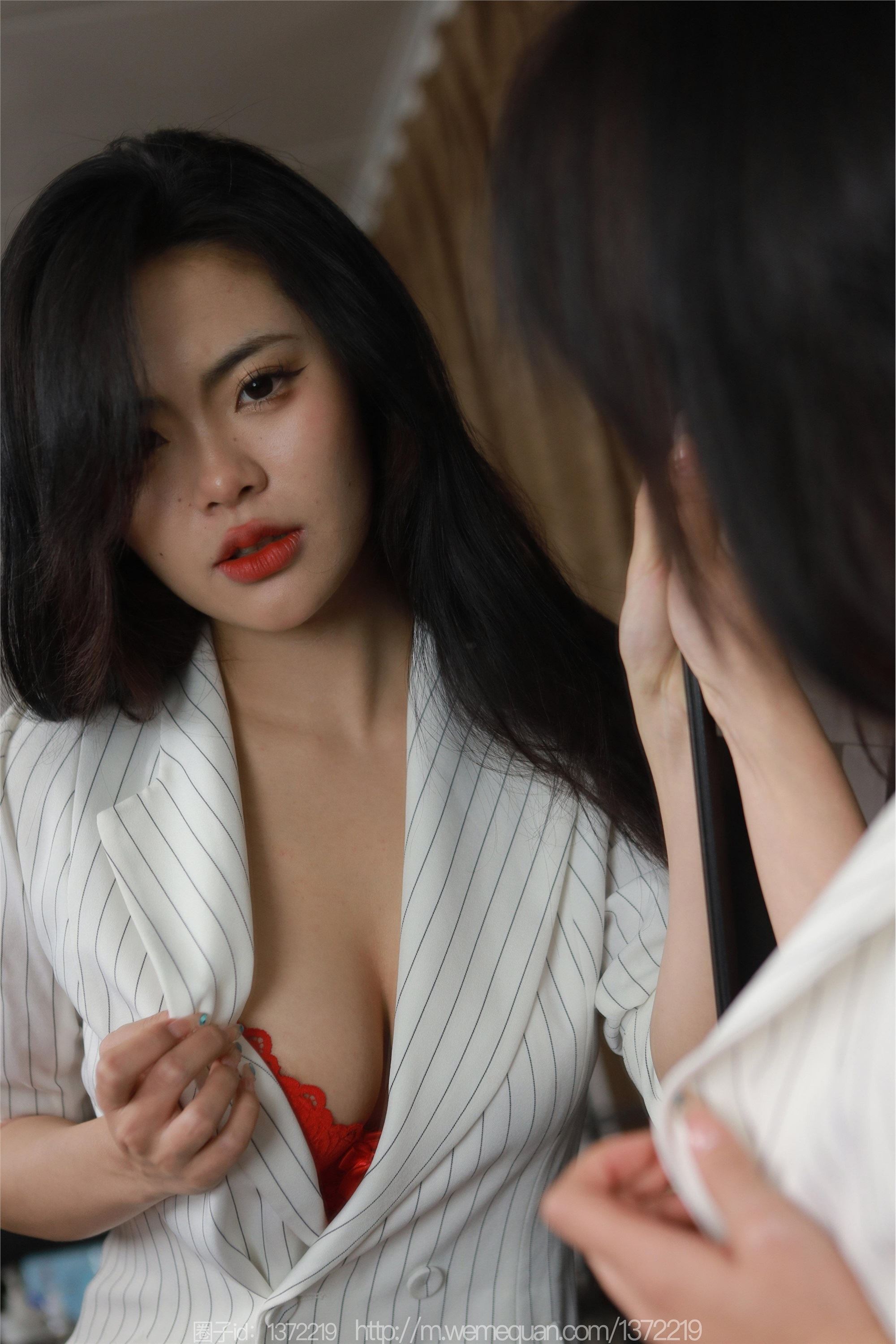 图片[41]-IESS异思趣向期期2023.02.17期丝享家期1364期兔兔《迷人制服兔》-套图网