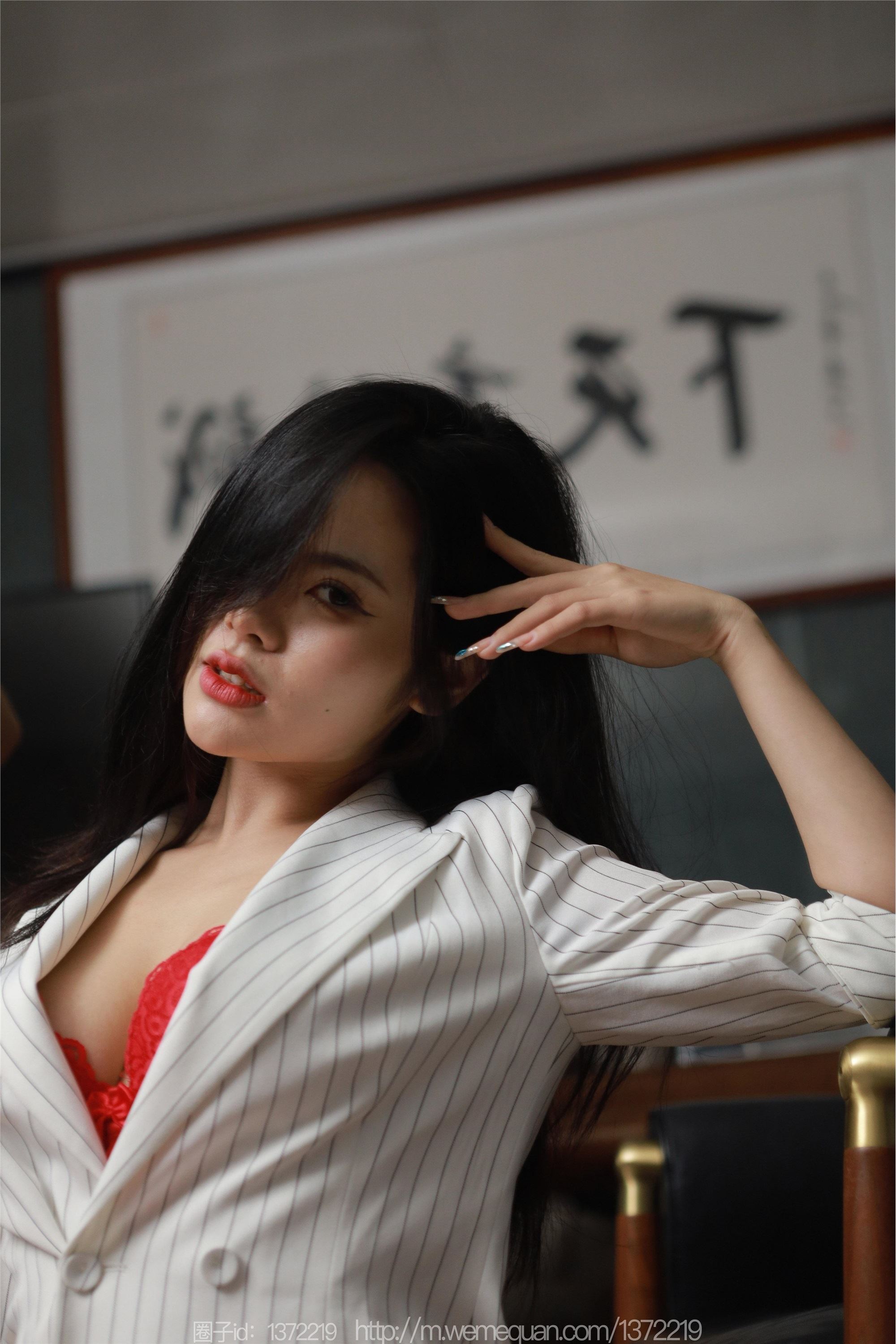 图片[49]-IESS异思趣向期期2023.02.17期丝享家期1364期兔兔《迷人制服兔》-套图网