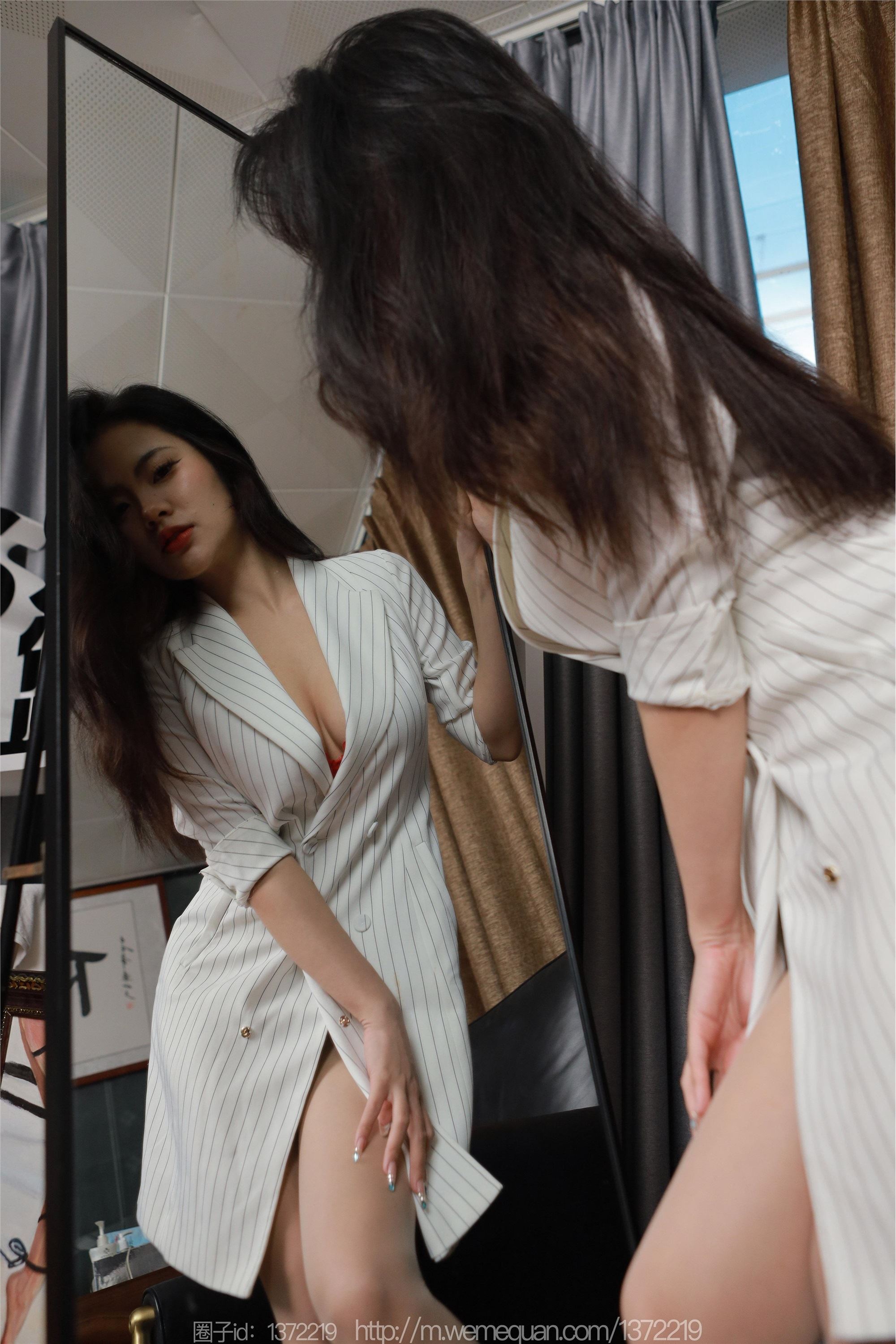 图片[52]-IESS异思趣向期期2023.02.17期丝享家期1364期兔兔《迷人制服兔》-套图网