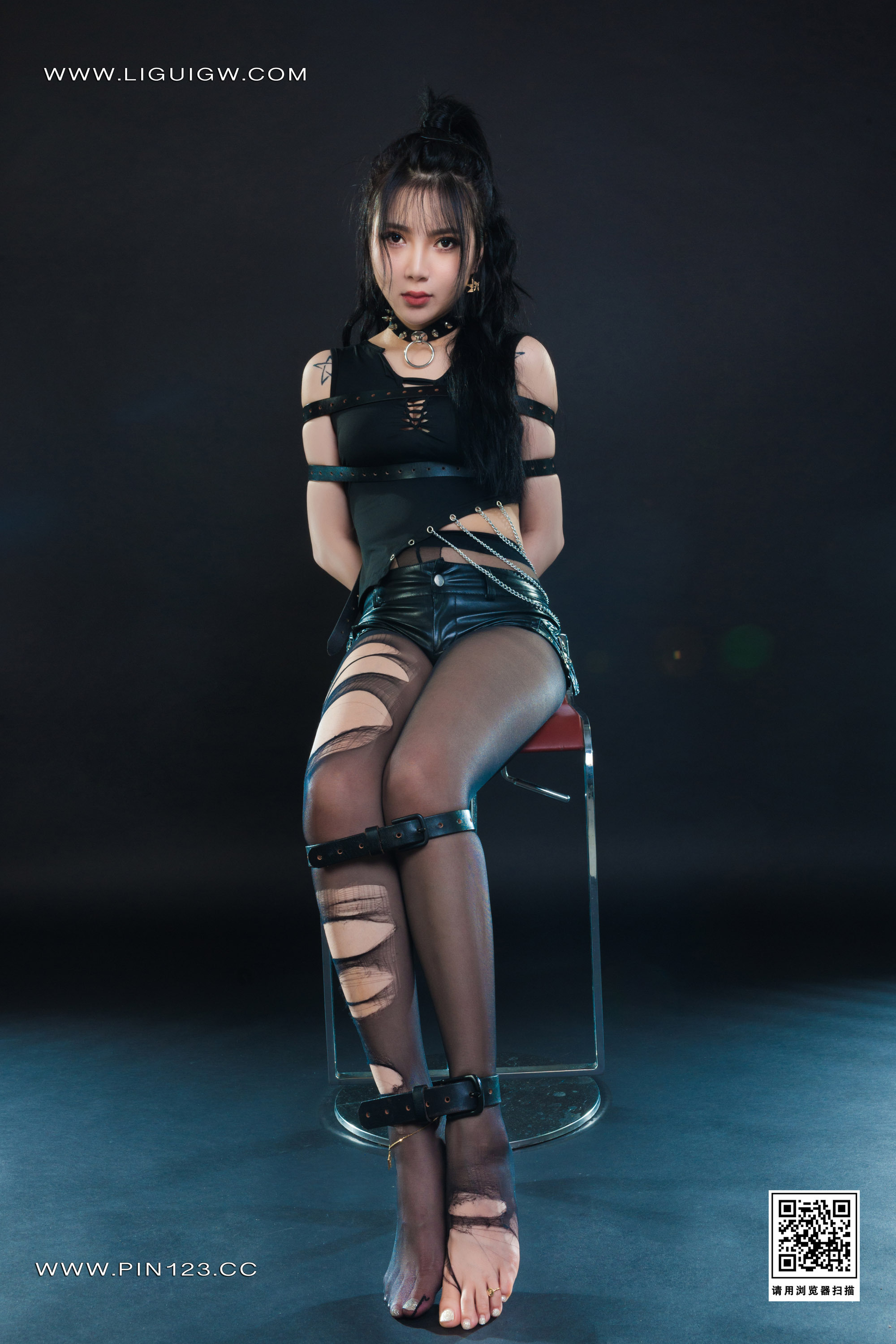 图片[25]-Ligui丽柜期2023.08.18期撕袜四马期小七-秀人网