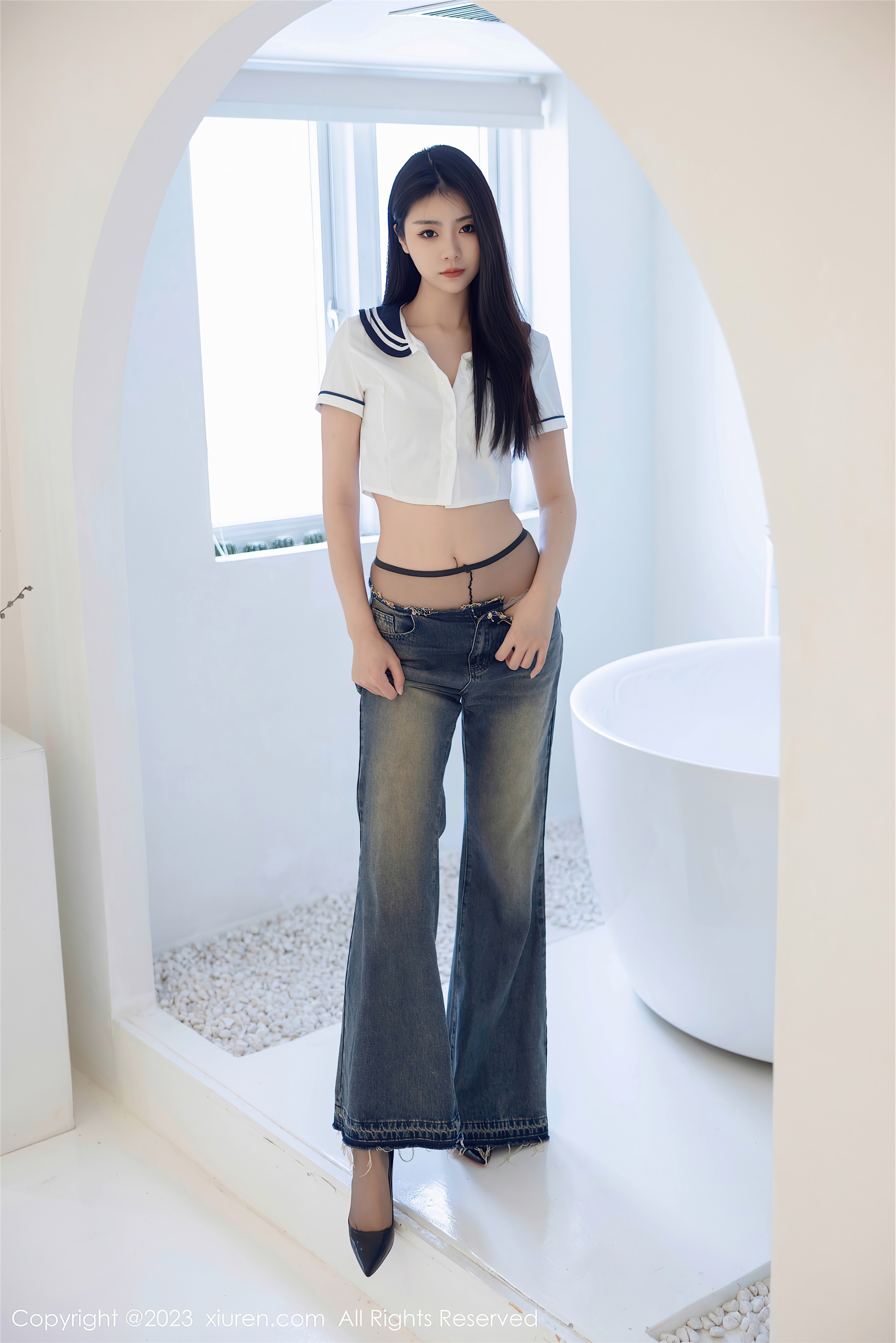 图片[5]-XiuRen秀人网第7027期可樂Vicky期牛仔裤-秀人网