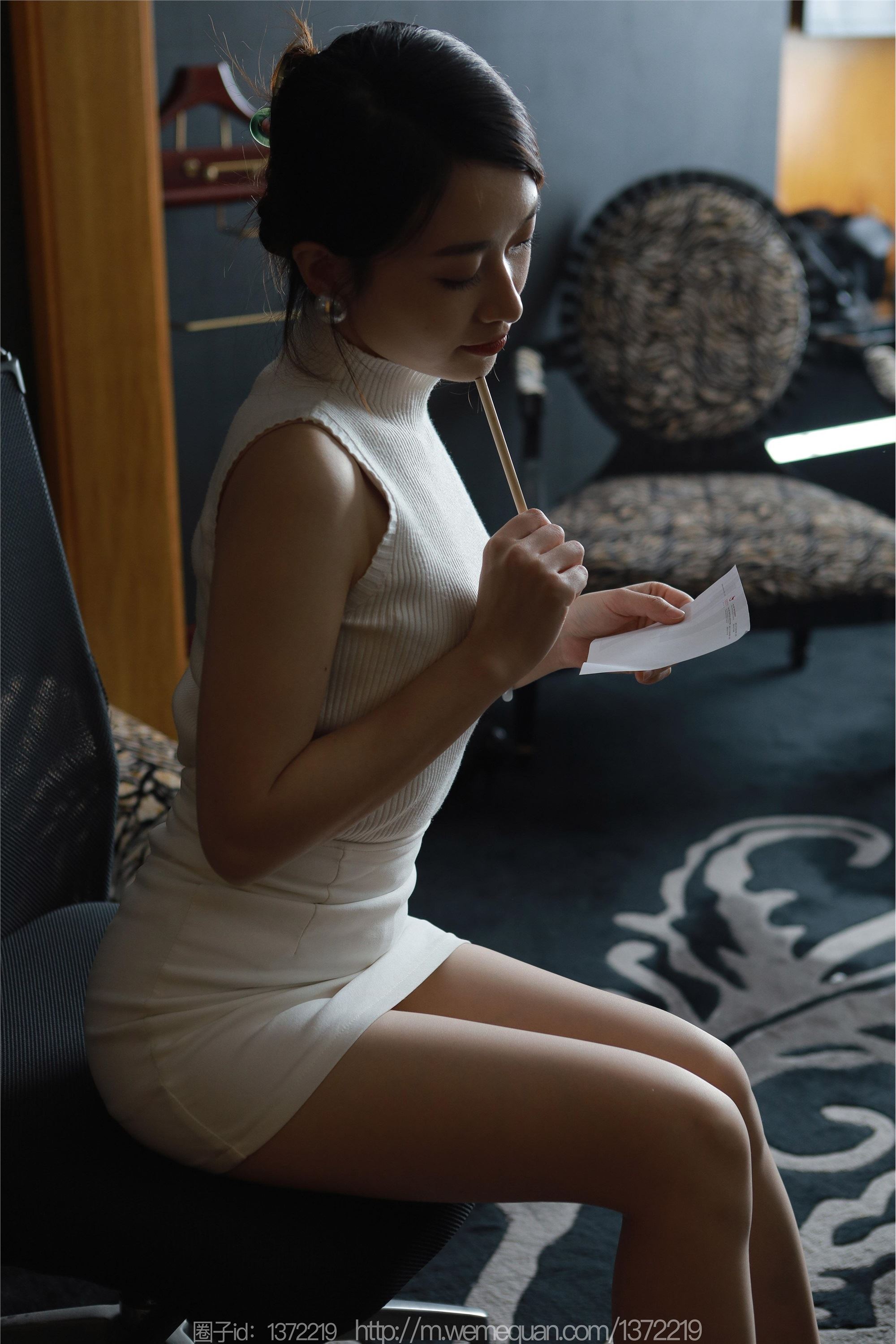 图片[56]-IESS异思趣向期期2023.03.03期丝享家期1379期小婕《白色茉莉》-秀人网