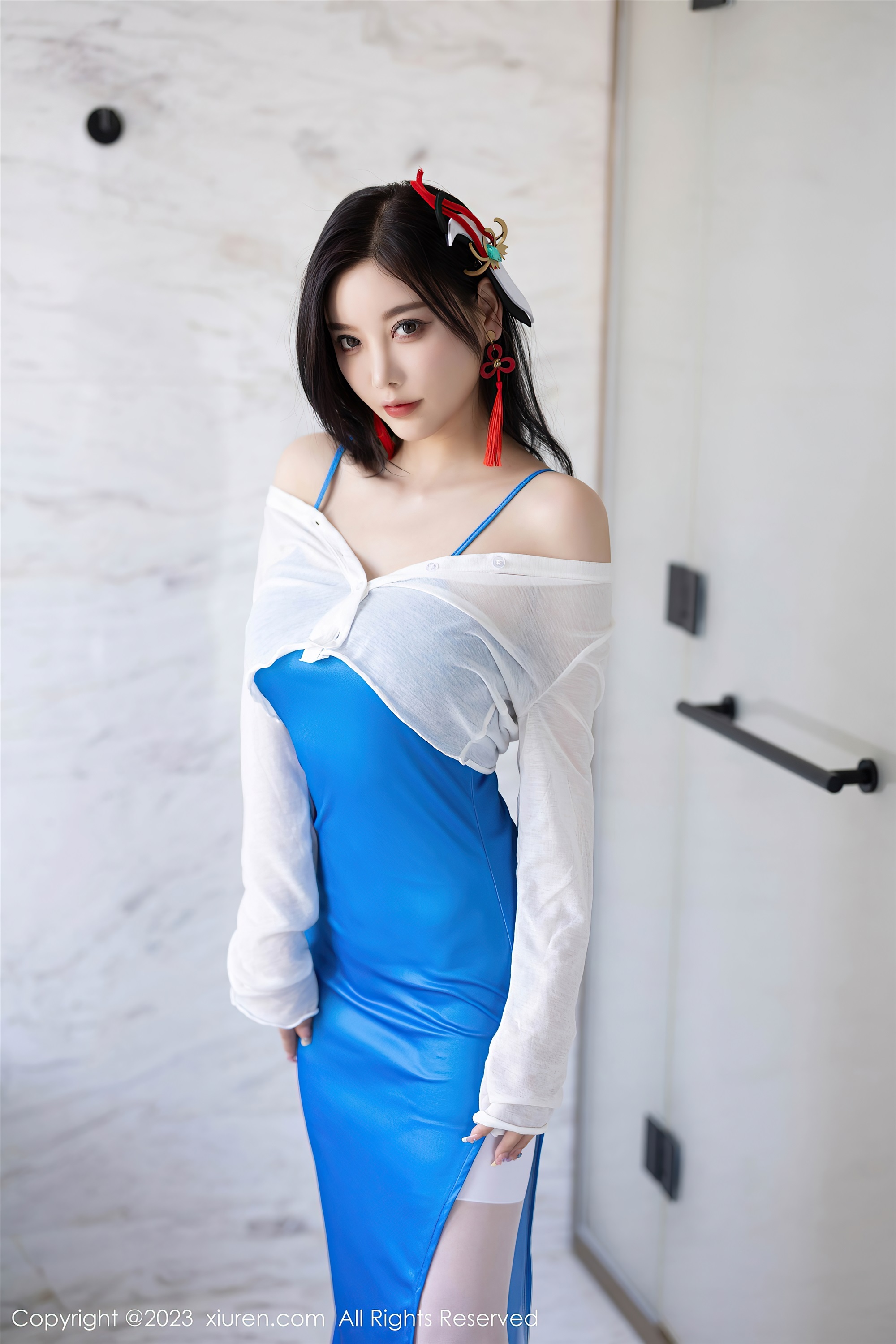 图片[2]-Xiuren秀人网期2023.07.25期N第7135期杨晨晨Yome-秀人网