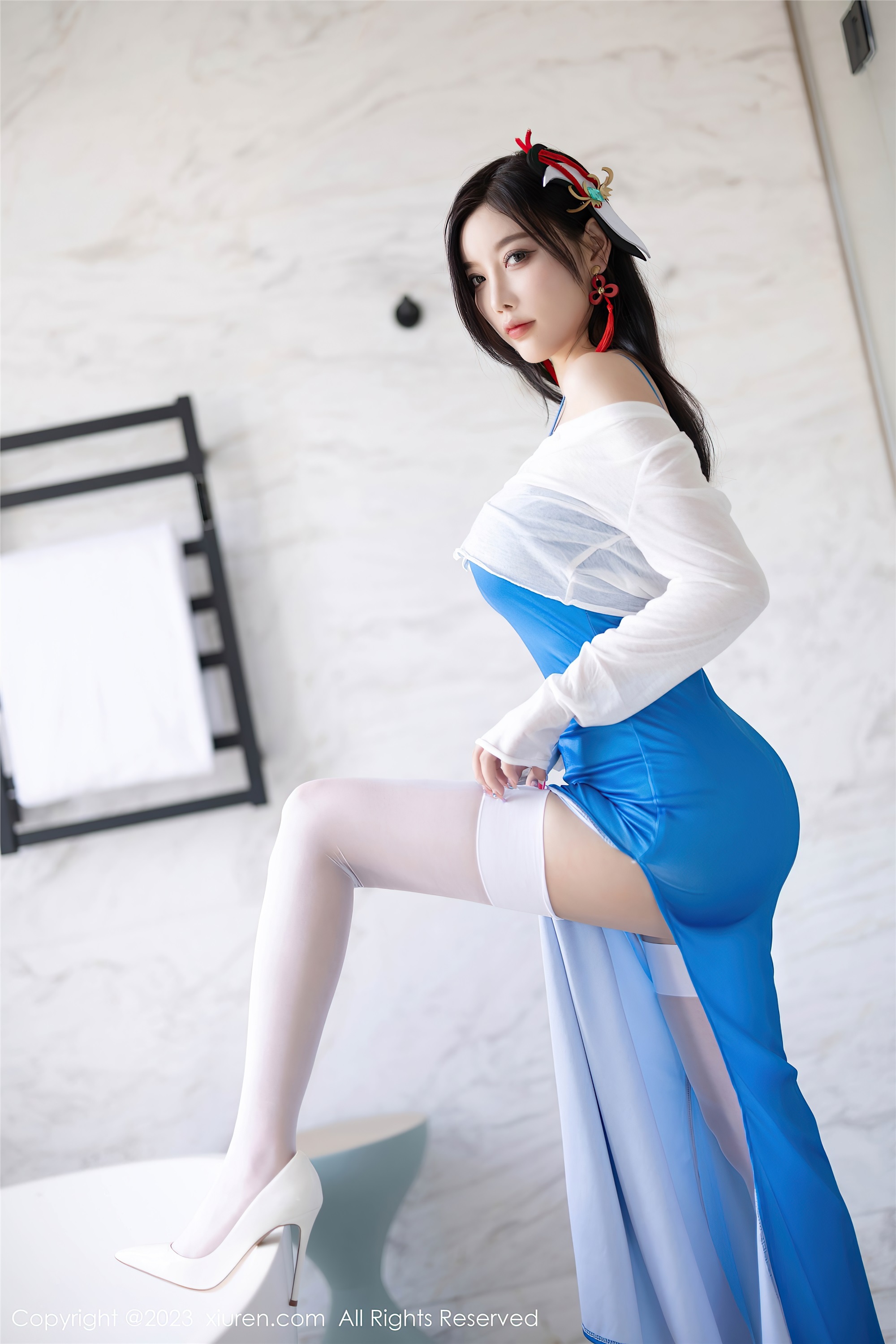 图片[7]-Xiuren秀人网期2023.07.25期N第7135期杨晨晨Yome-秀人网