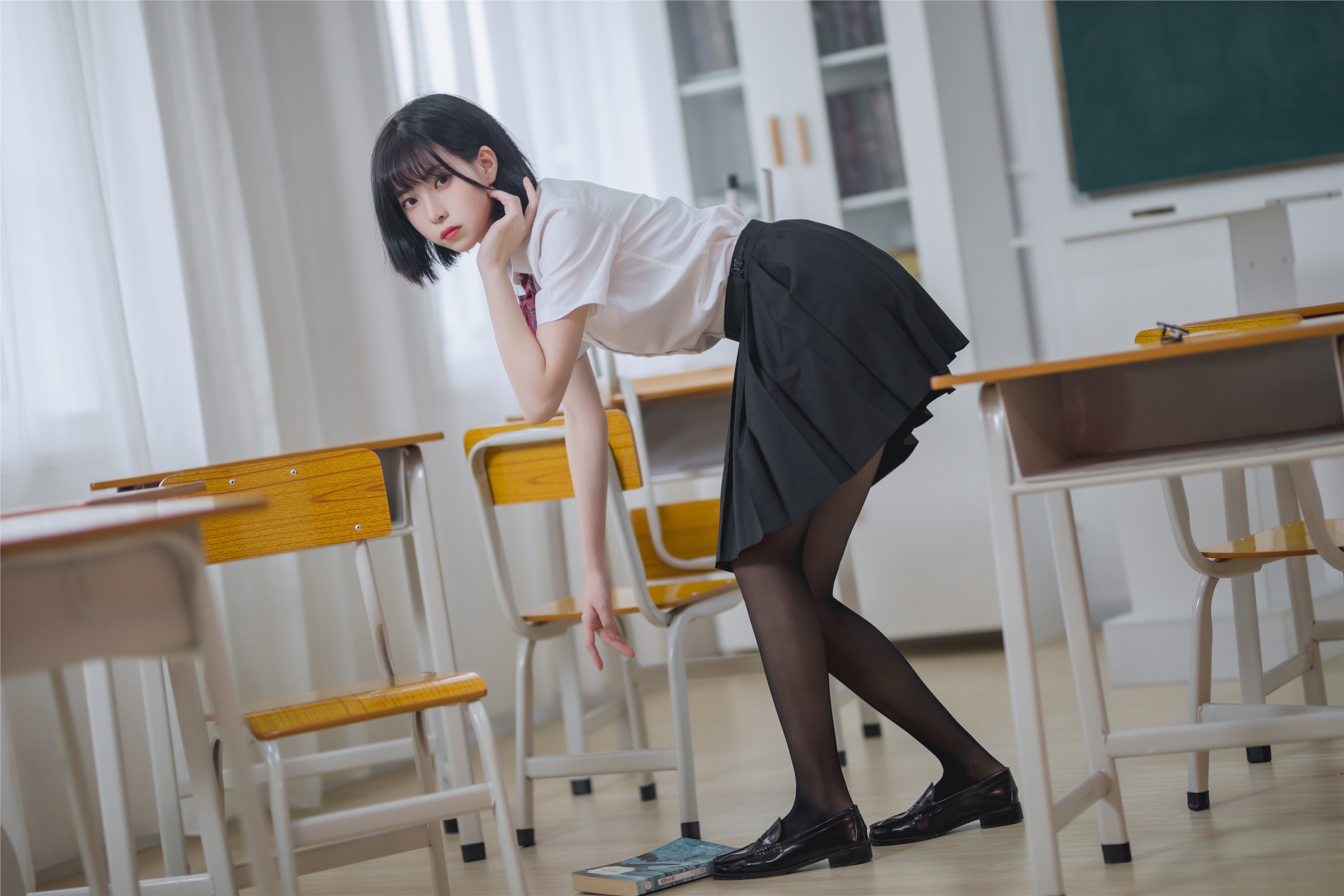 图片[29]-许岚LAN期-期N第003期教室JK黑丝-秀人网