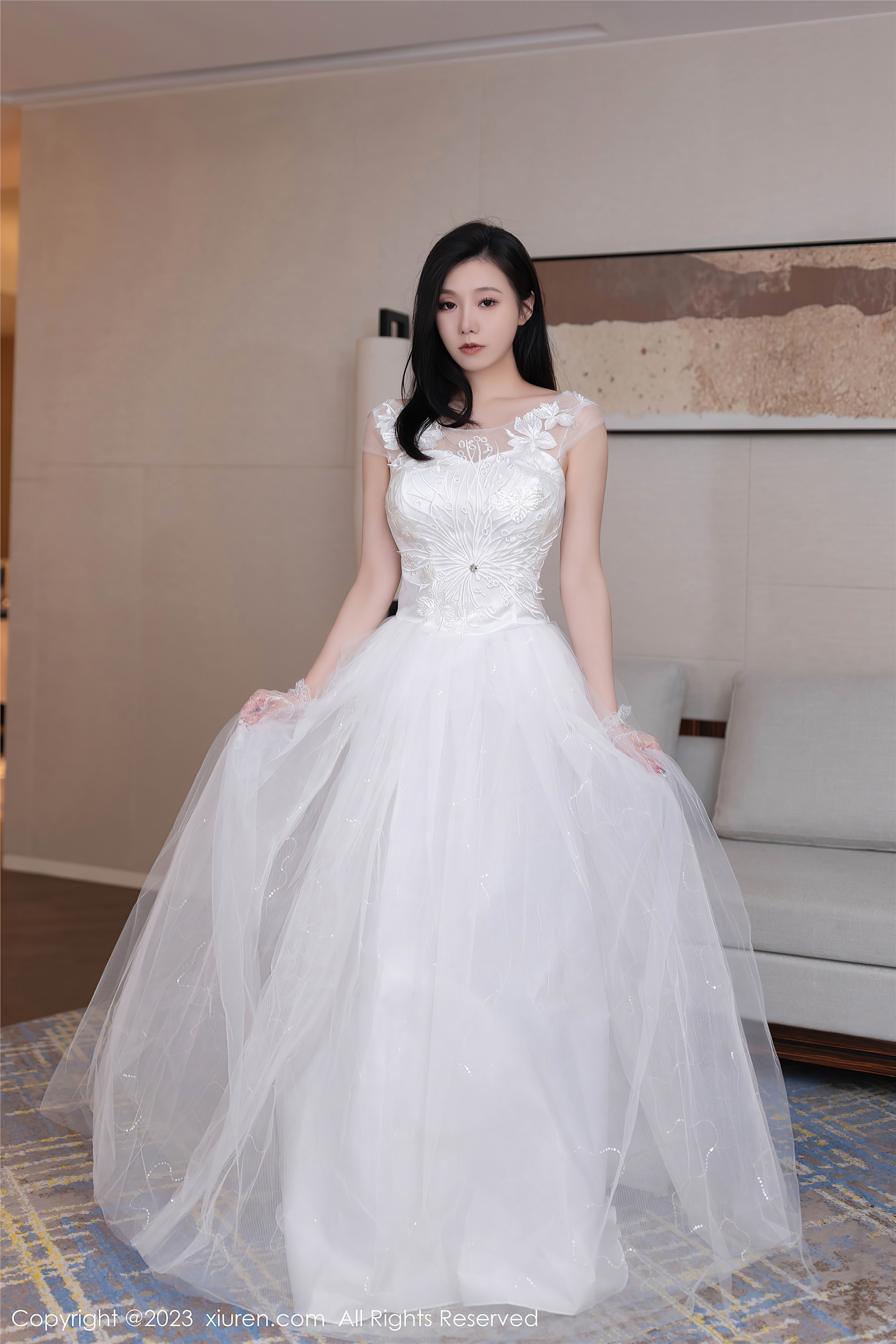 图片[2]-Xiuren秀人网期2023.08.08期N第7201期安然anran-秀人网