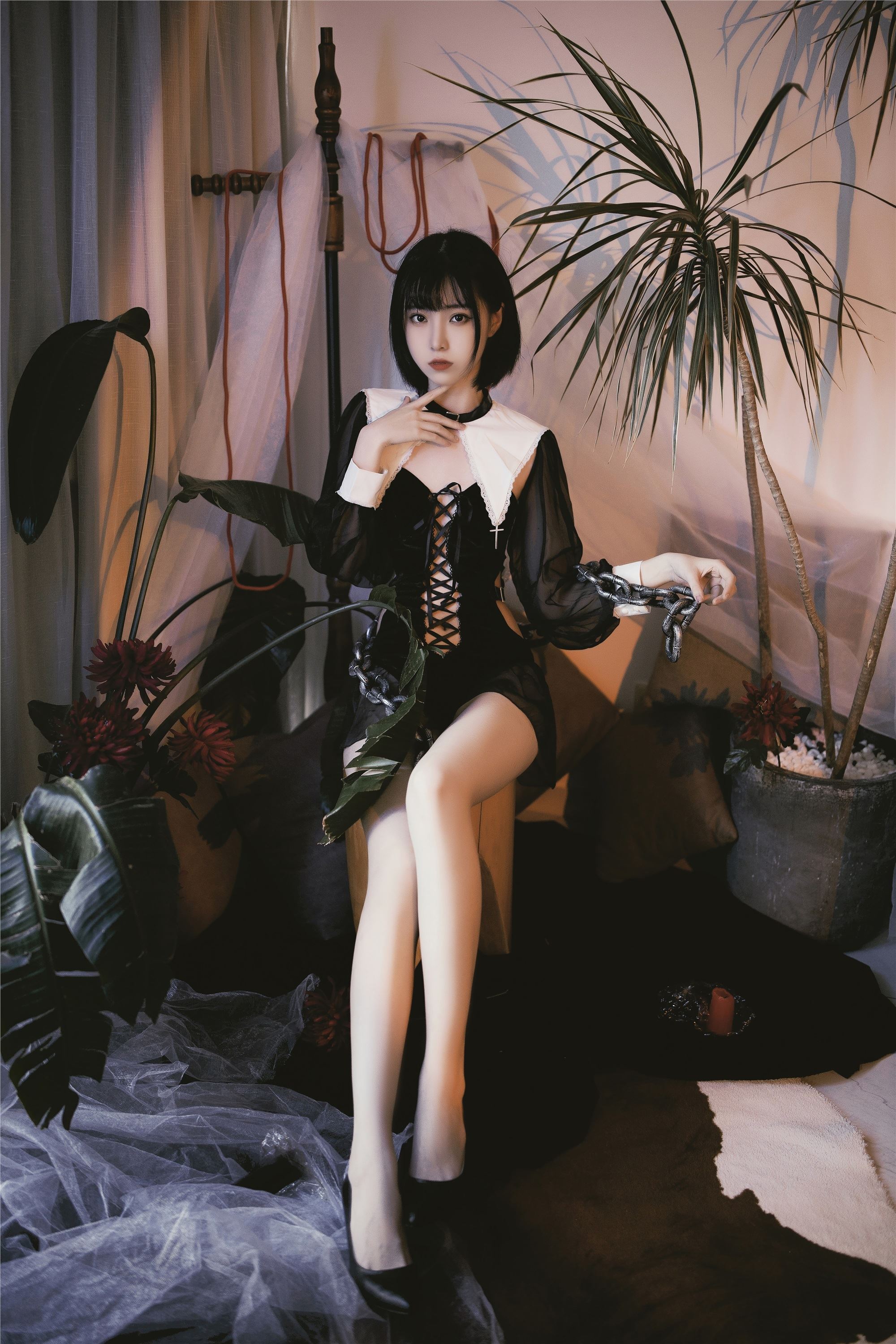 图片[12]-许岚LAN期–期N第013期修女-套图网