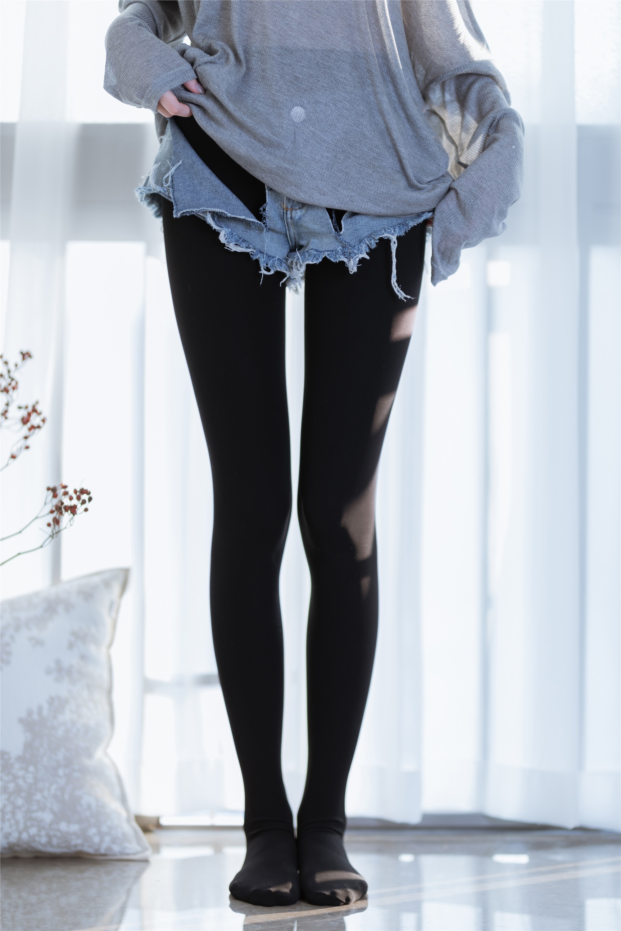 图片[3]-许岚LAN期–期N第027期半透毛衣-秀人网