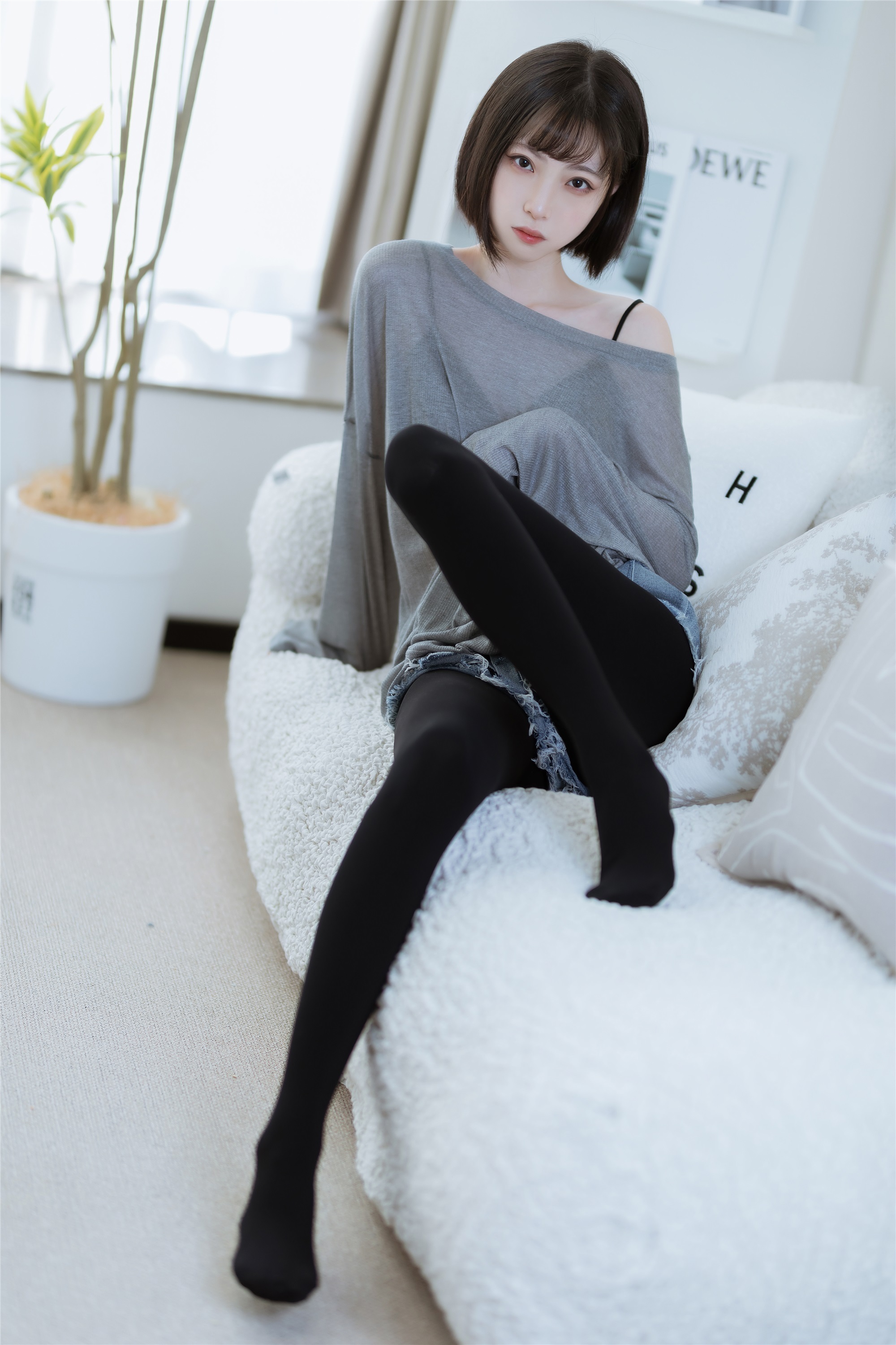 图片[7]-许岚LAN期–期N第027期半透毛衣-秀人网