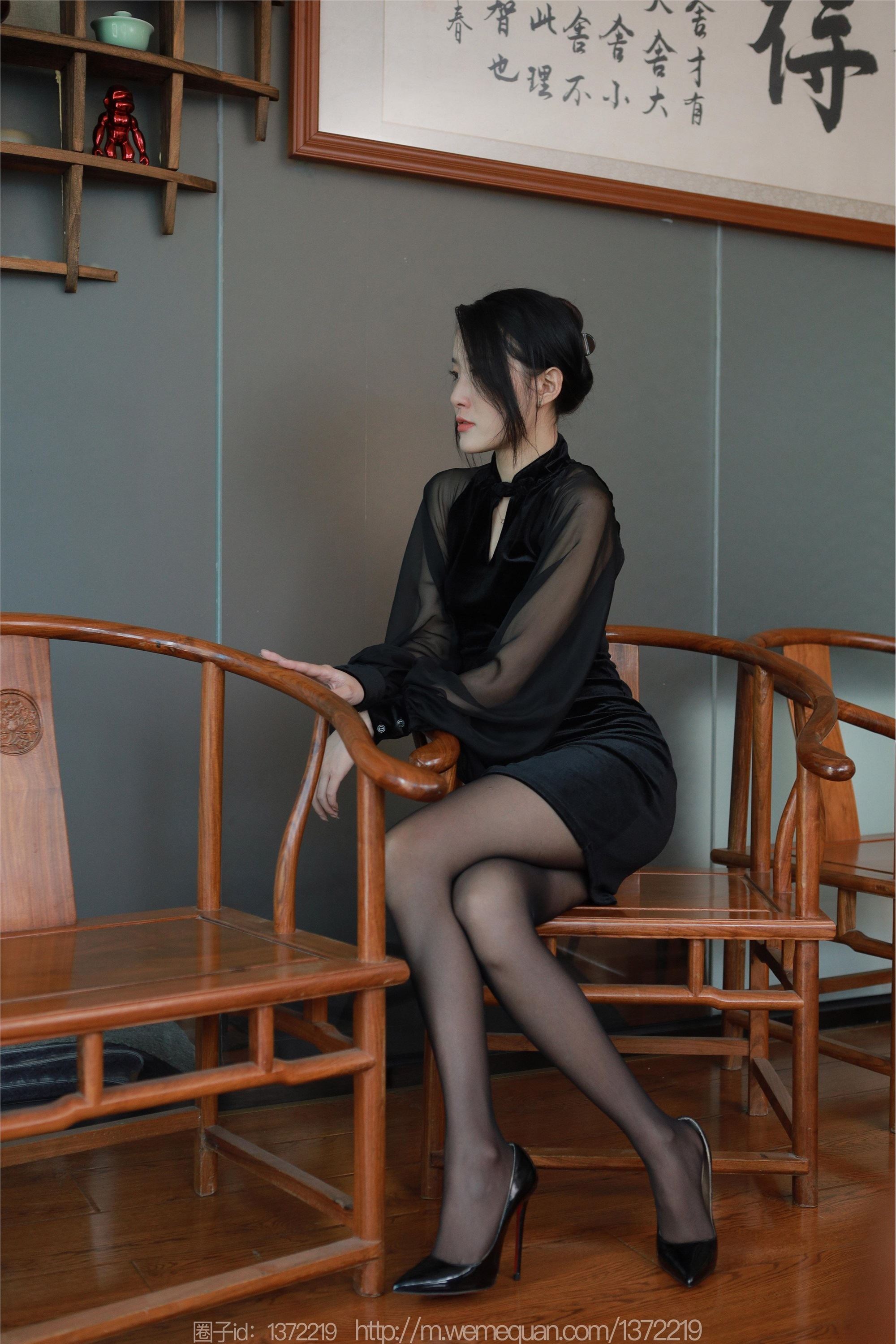 图片[6]-IESS异思趣向期期2023.05.05期丝享家期1442期婉萍《黑色蔷薇》-套图网