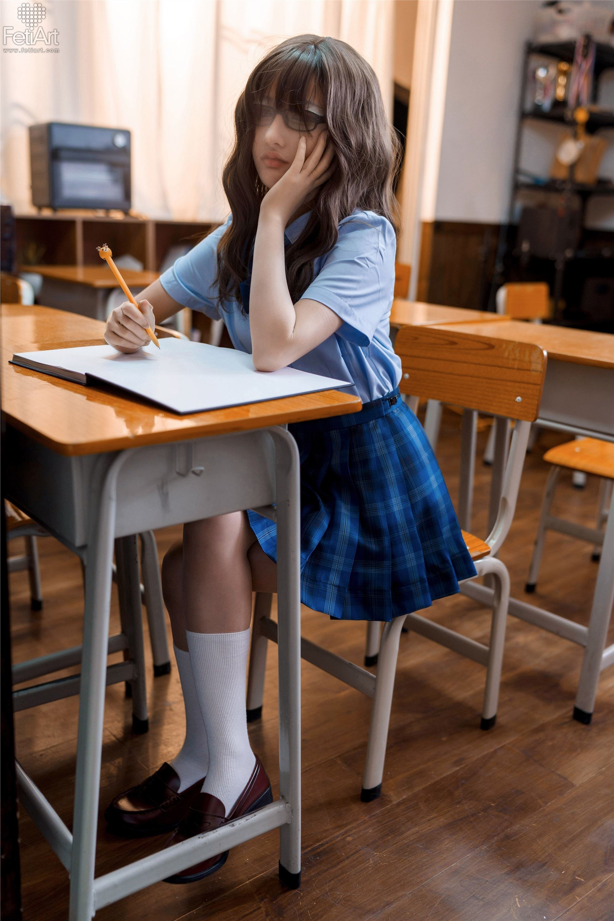 图片[2]-FetiArt尚物集期N第00057期Pantyhose期Encasement期Classmate-秀人网