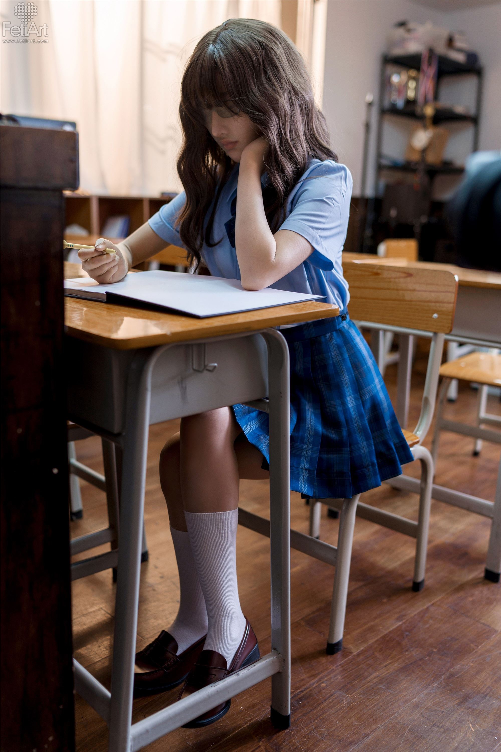 图片[3]-FetiArt尚物集期N第00057期Pantyhose期Encasement期Classmate-秀人网