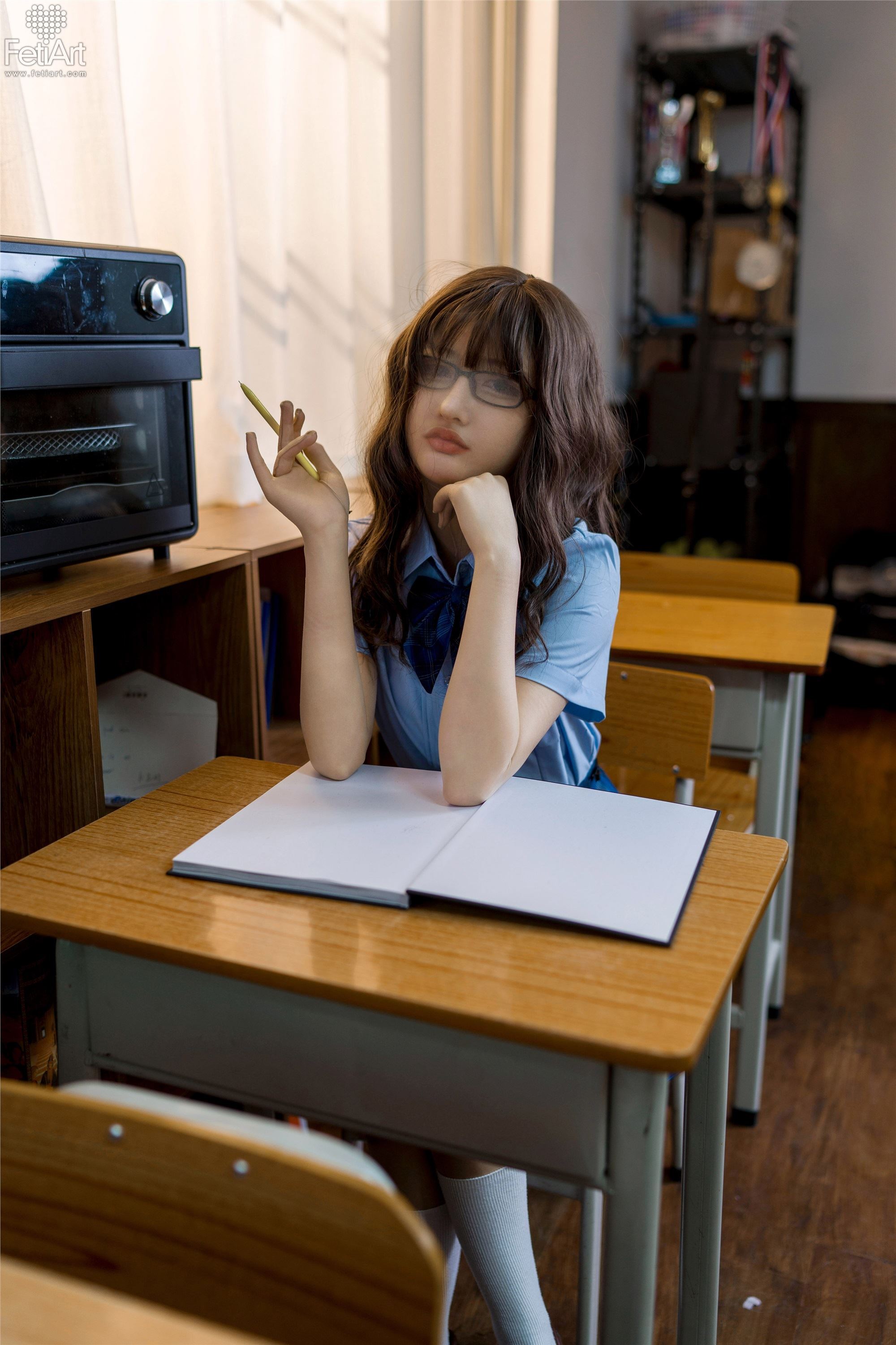 图片[8]-FetiArt尚物集期N第00057期Pantyhose期Encasement期Classmate-秀人网