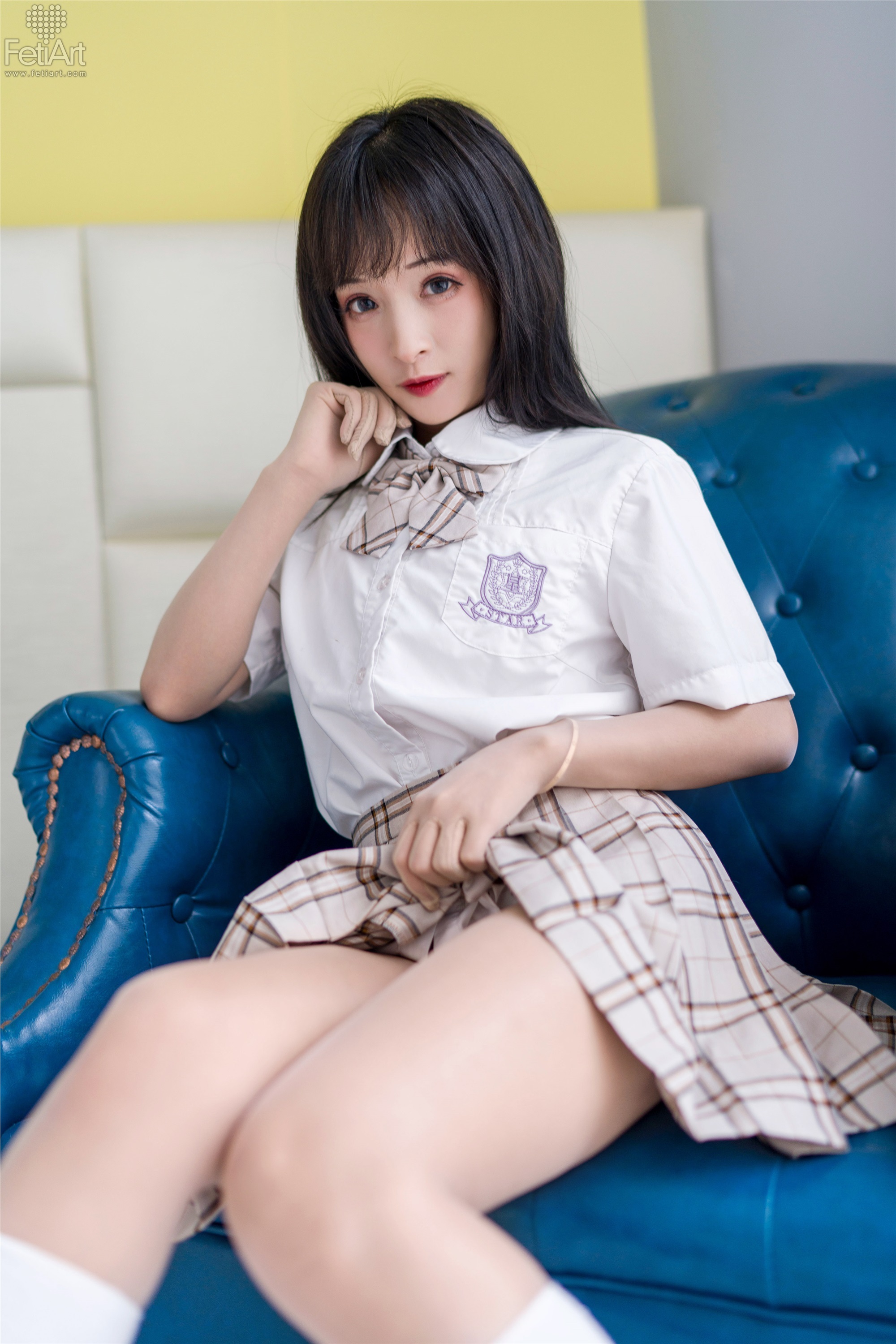 图片[3]-FetiArt尚物集期N第00063期Lively期School期Girl-蕾丝猫-蕾丝猫