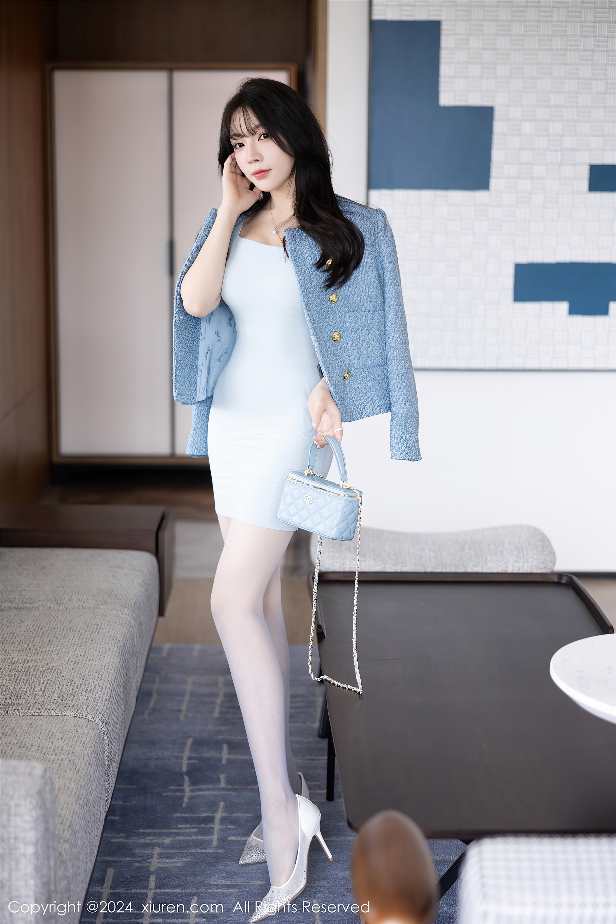 图片[2]-Xiuren秀人网期2024.01.17期N第7976期徐莉芝Booty-秀人网