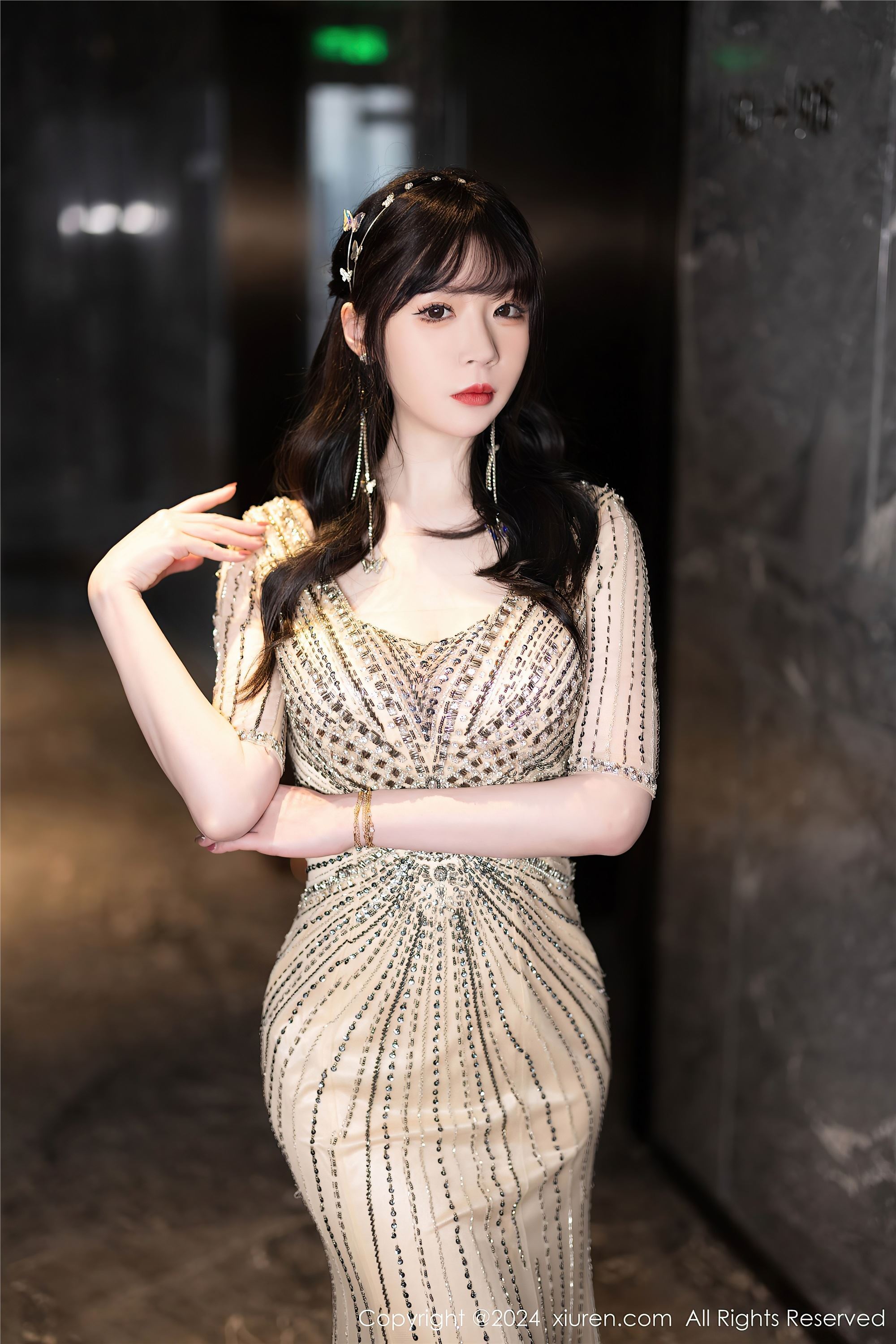 图片[2]-Xiuren秀人网期2024.01.24期N第8014期梦心玥-秀人网