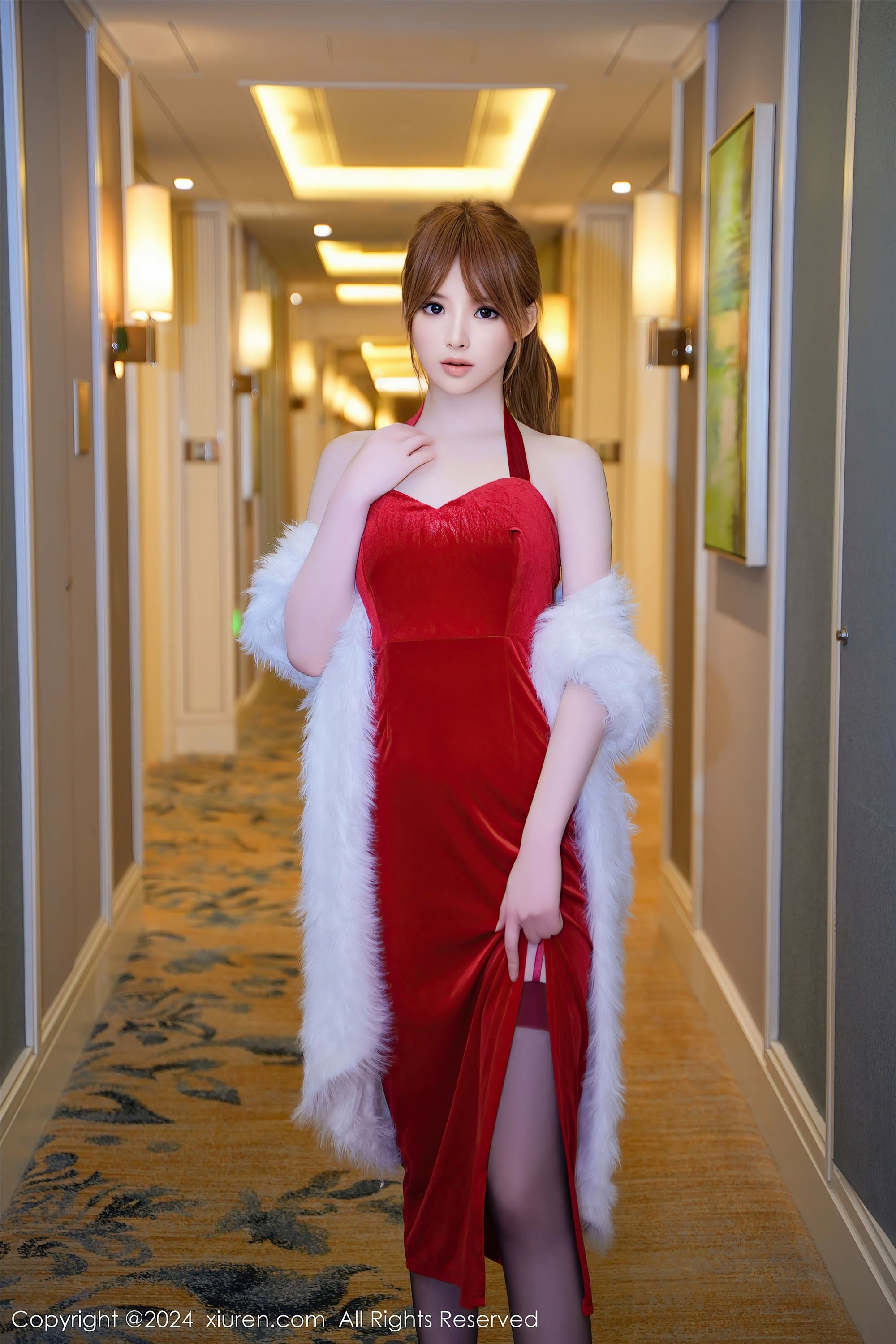 图片[2]-Xiuren秀人网期2024.01.31期N第8040期梦灵儿Mini-秀人网