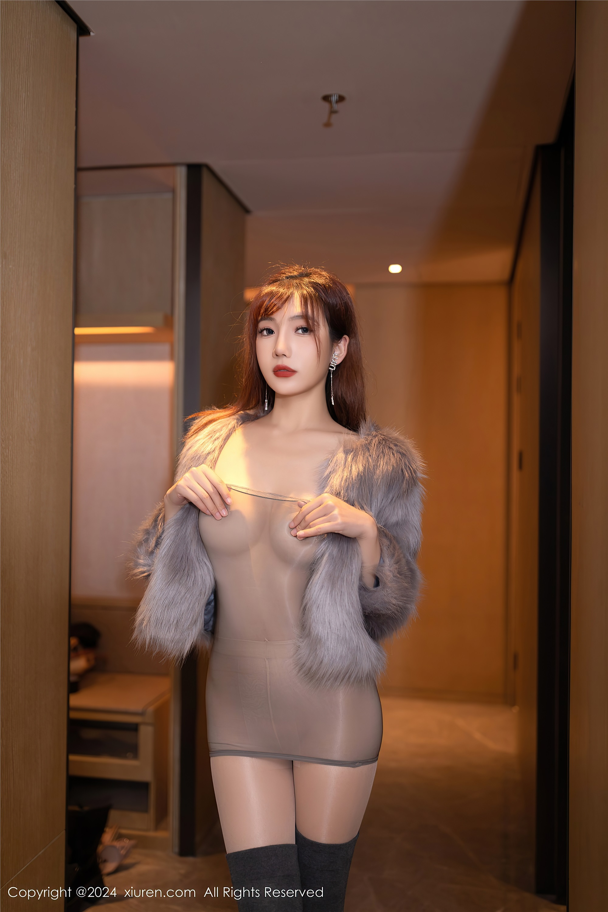 图片[2]-Xiuren秀人网期2024.02.01期N第8050期陆萱萱-套图网