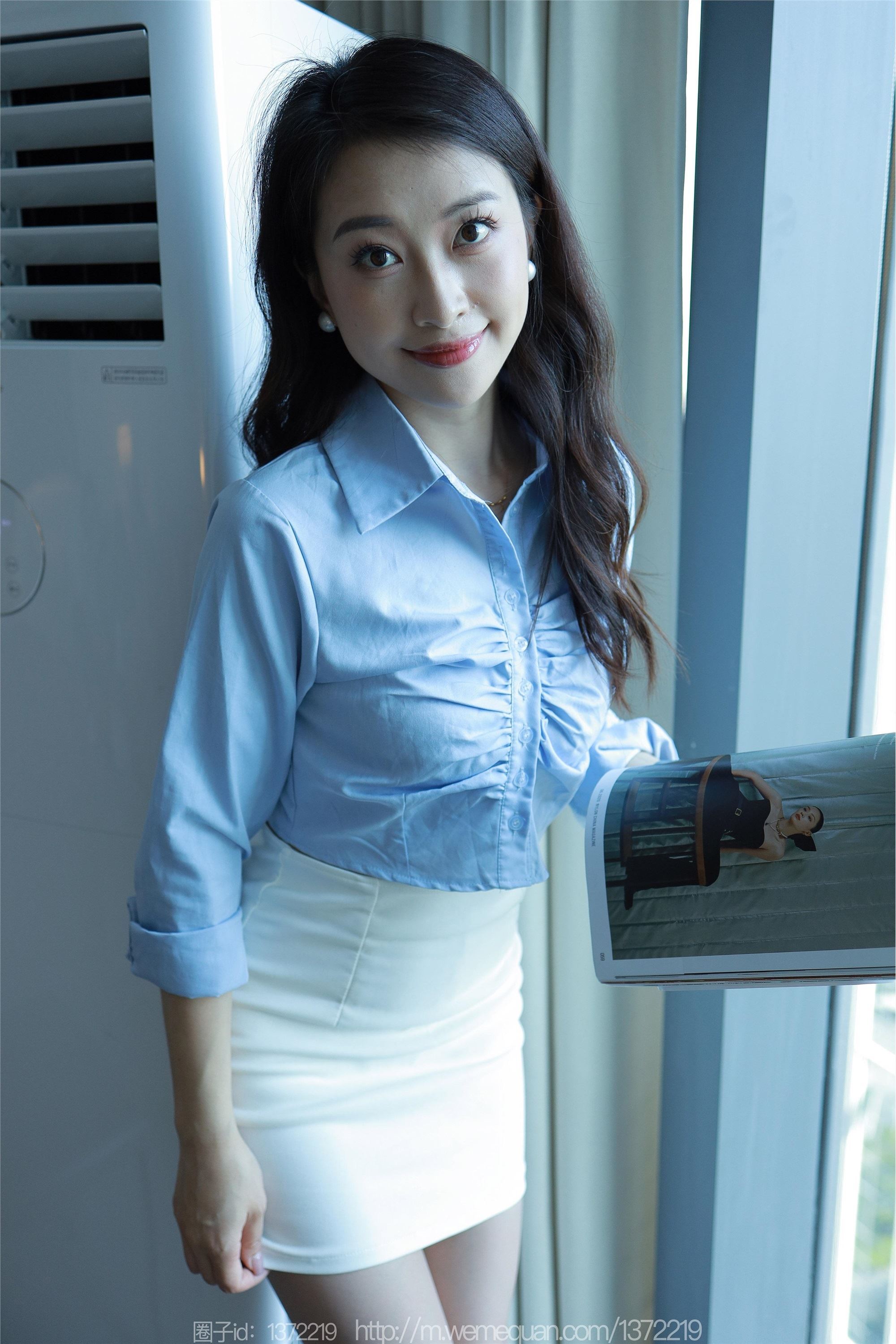 图片[4]-IESS异思趣向期期2023.08.14期丝享家期1506期小婕《蓝领佳人》-秀人网