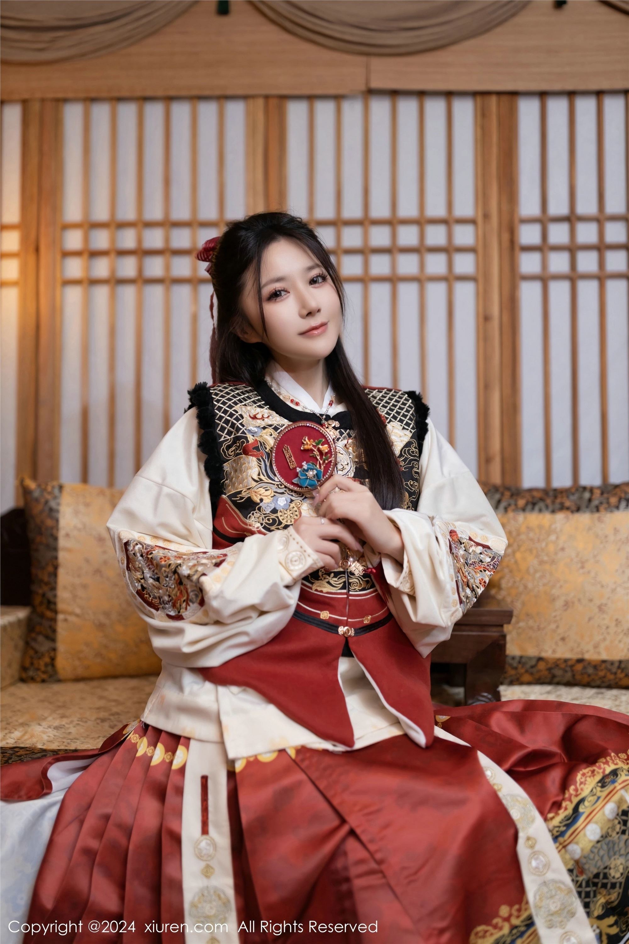 图片[2]-Xiuren秀人网期2024.02.08期N第8095期鱼子酱Fish-秀人网