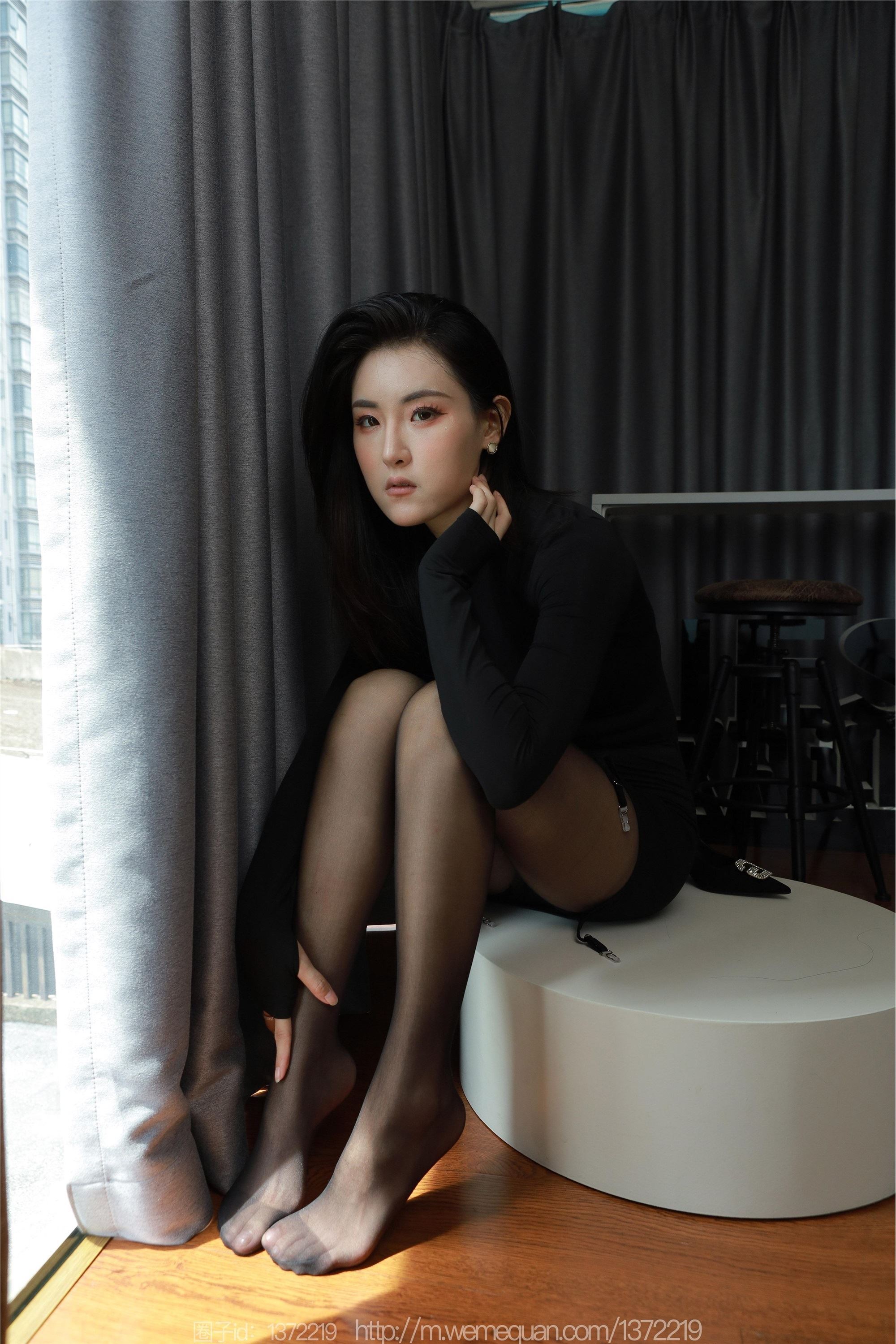 图片[65]-IESS异思趣向期期2023.09.13期丝享家期1532期小宝《黑色吊带袜》-蕾丝猫