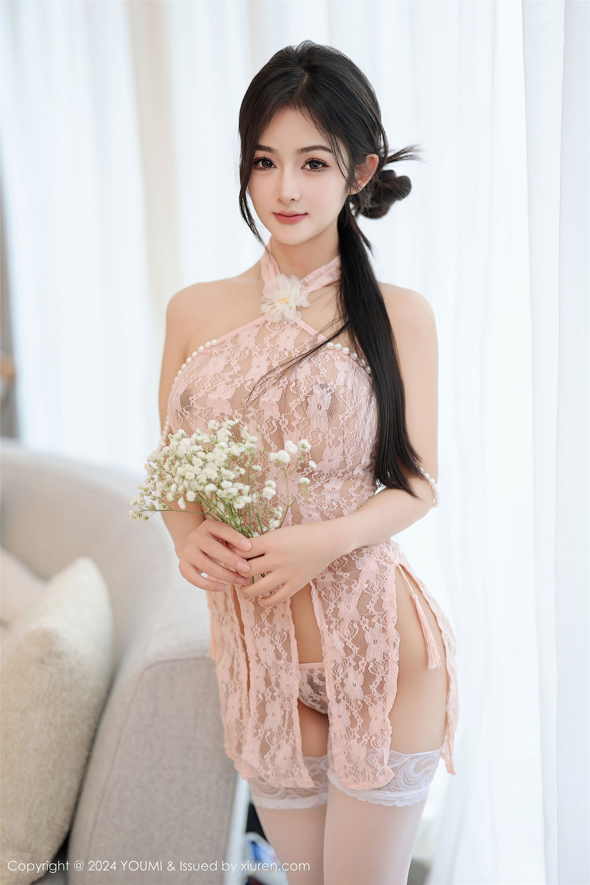 YouMi尤蜜荟期2024.03.29期VOL.1045期小茶茶tea-秀人网