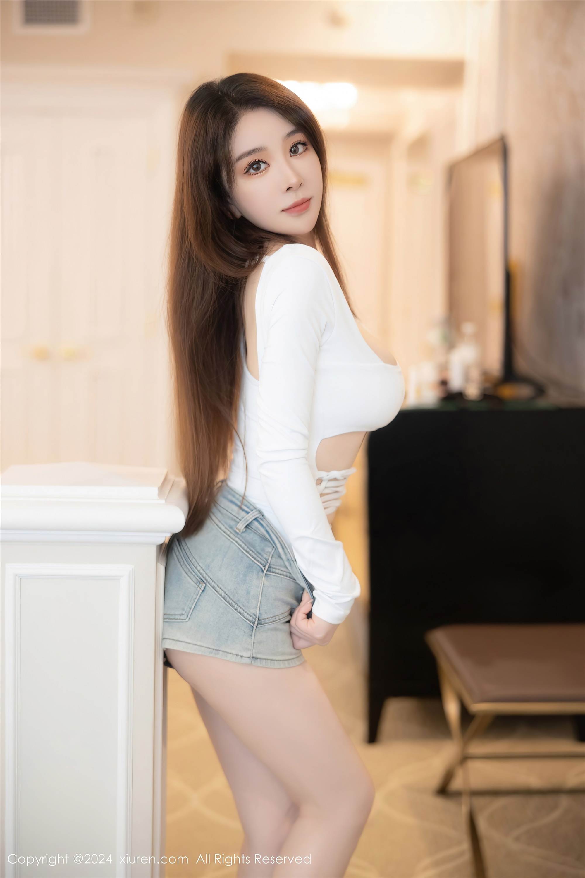 图片[3]-Xiuren秀人网期2024.04.10期N第8366期雨儿酱eve-秀人网