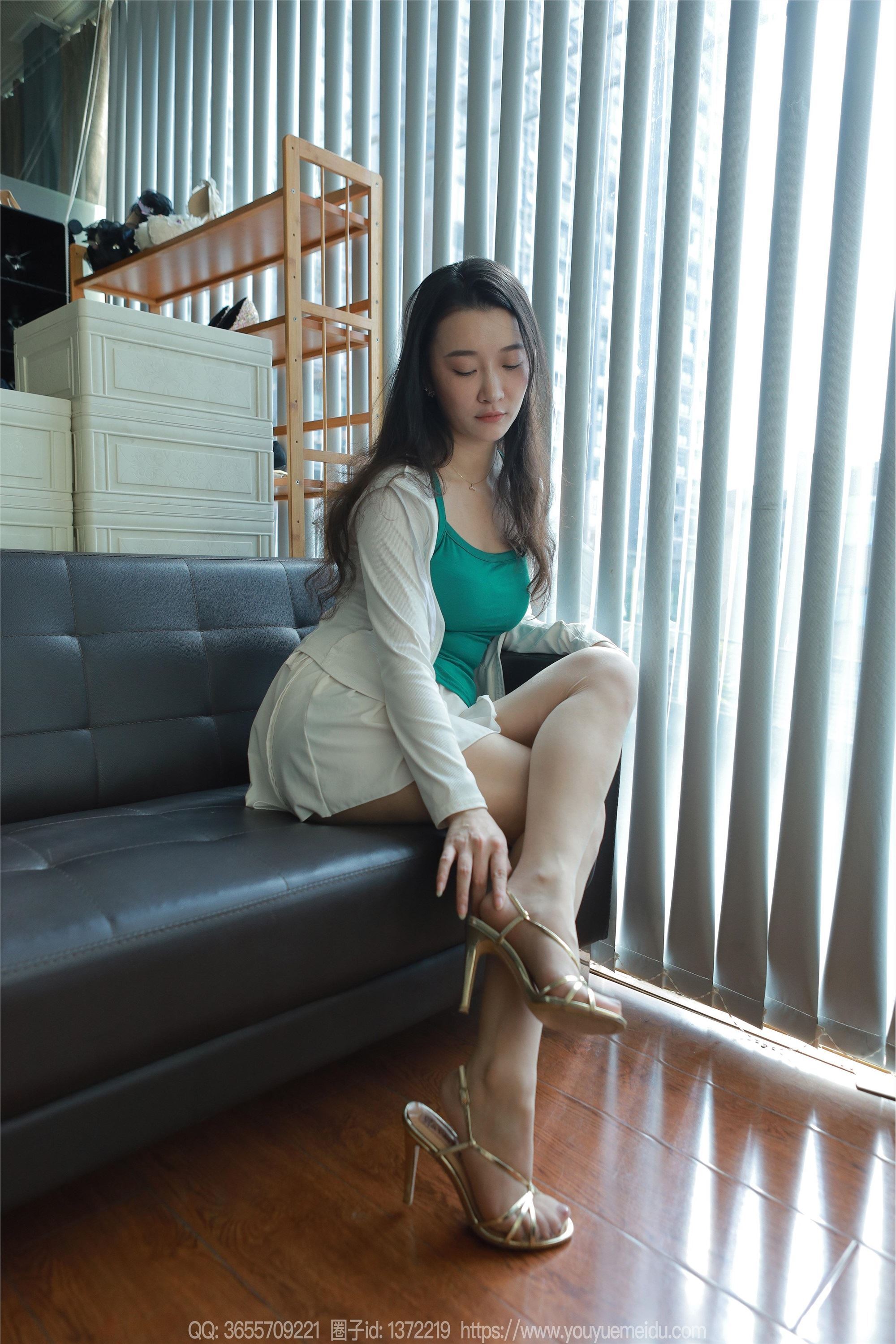 图片[8]-IESS异思趣向期期2023.11.15期丝享家期1586期秋秋《绿色挂脖》-套图网