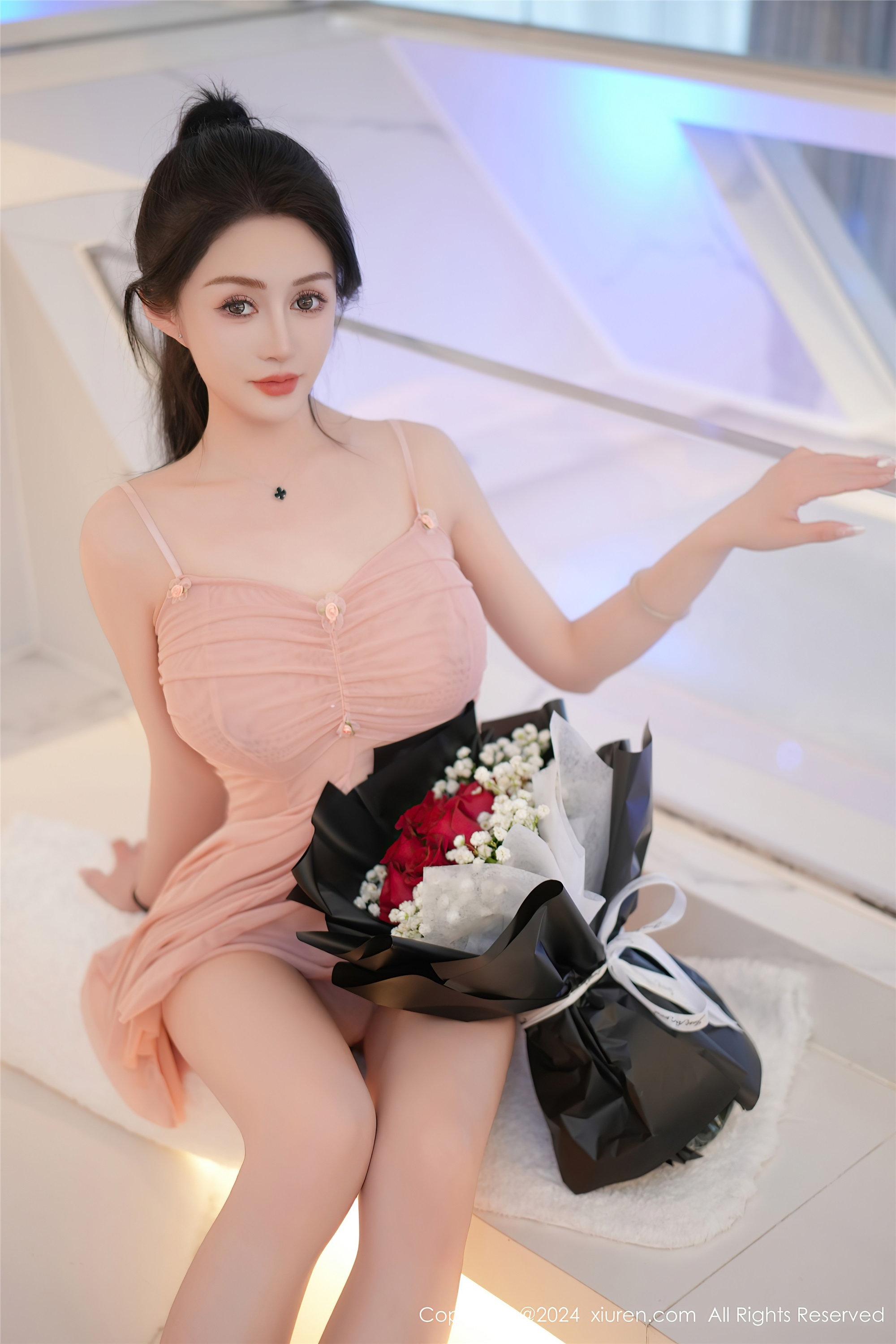 图片[4]-Xiuren秀人网期2024.04.15期N第8395期林幼一-秀人网