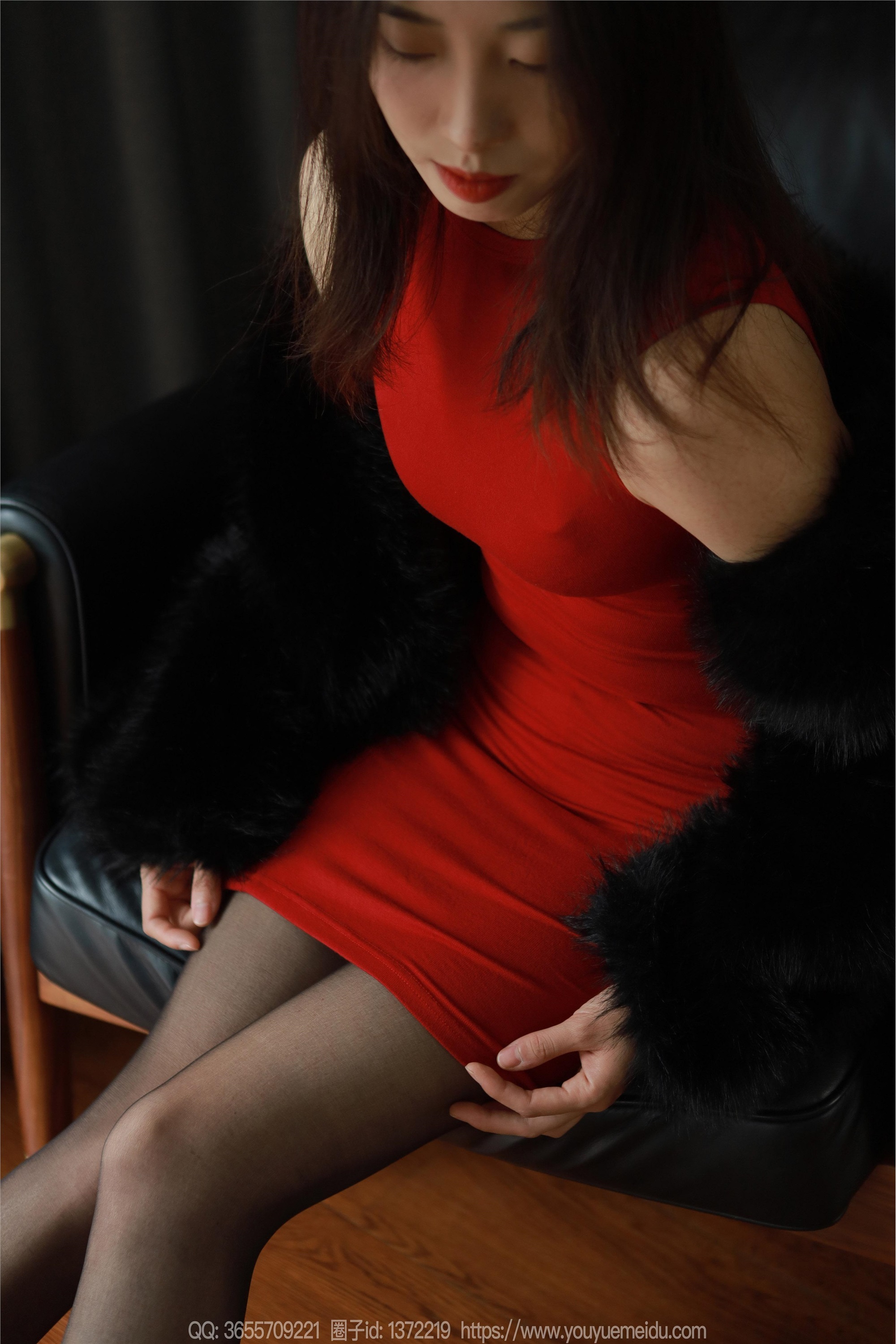 图片[6]-IESS异思趣向期期2024.01.25期丝享家期1647期小九《红色包臀裙（上）》-套图网