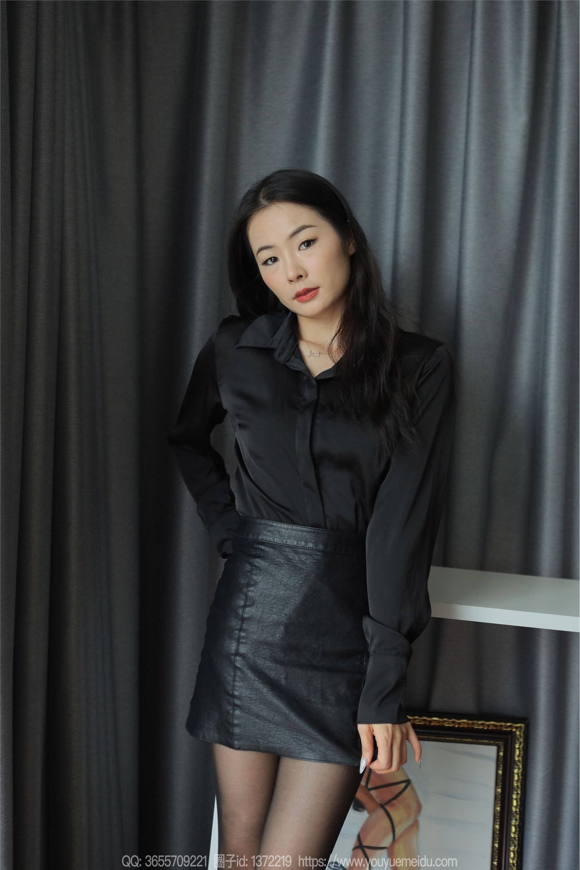 图片[5]-IESS异思趣向期期2024.02.21期丝享家期1670期小金《黑色系穿搭》-秀人网