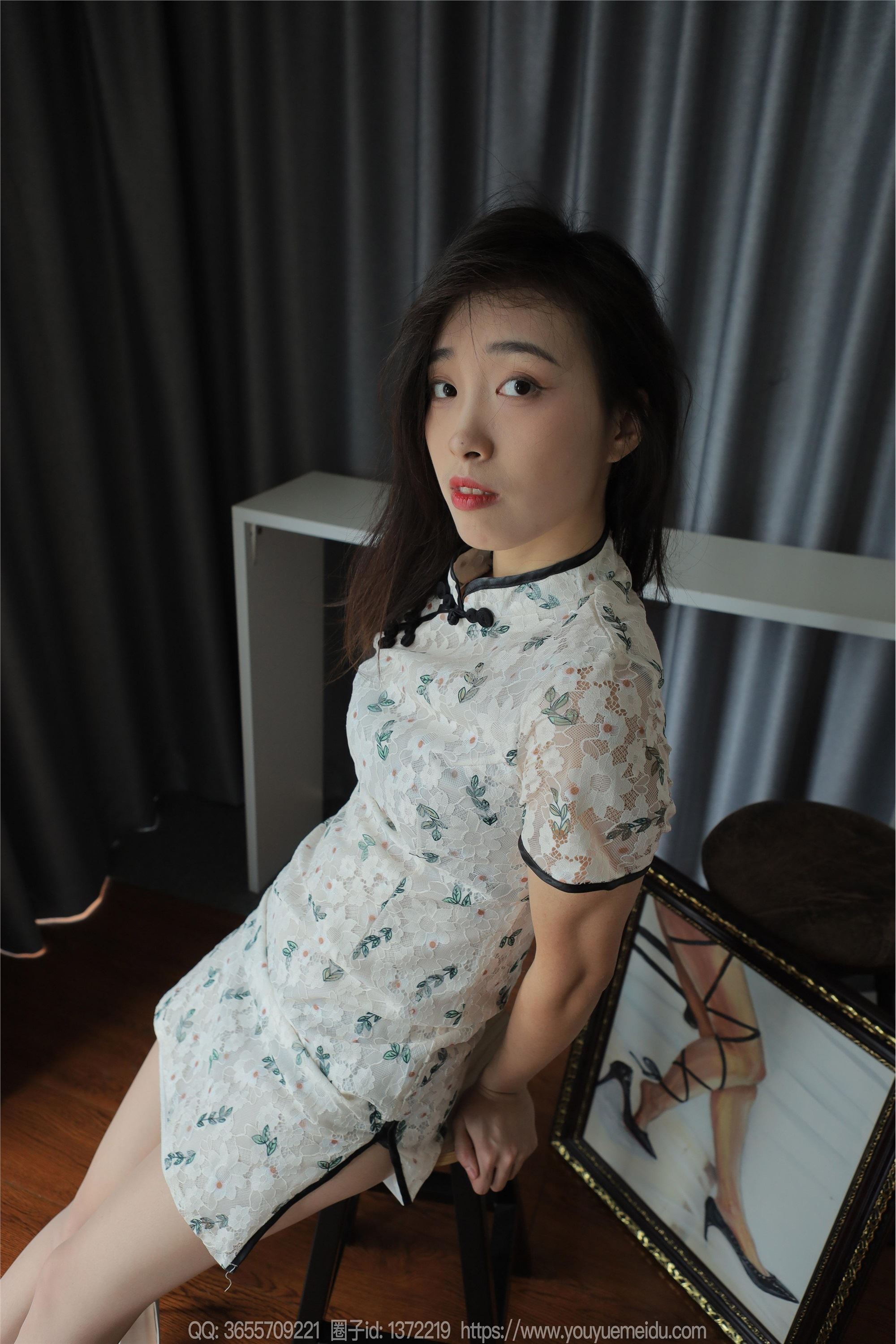 图片[4]-IESS异思趣向期期2024.03.04期丝享家期1680期小九《粉嫩旗袍（下）》-秀人网