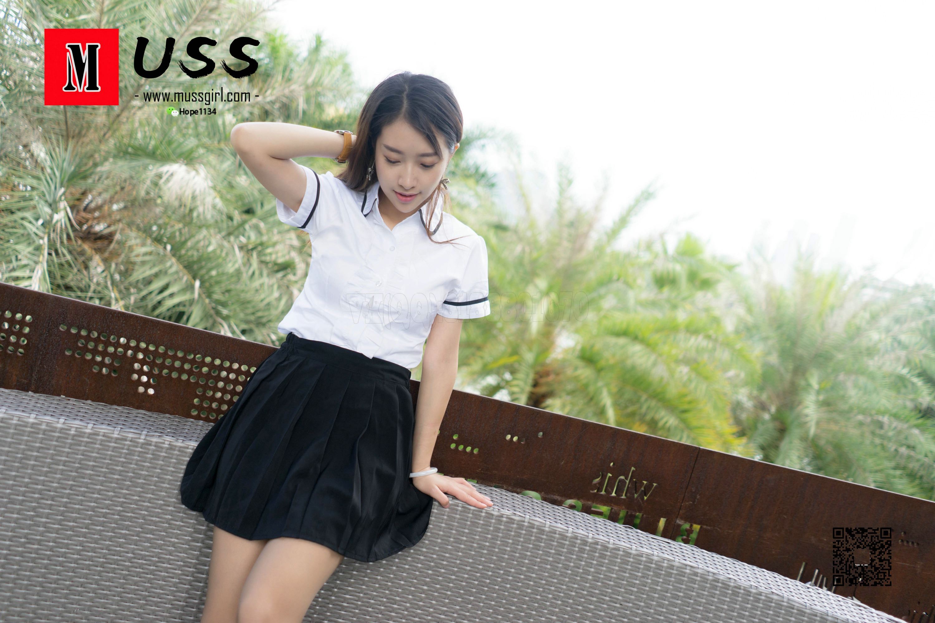 图片[2]-MussGirl慕丝女郎期期N第090期曾几何时她还在校园期-期致青春-秀人网