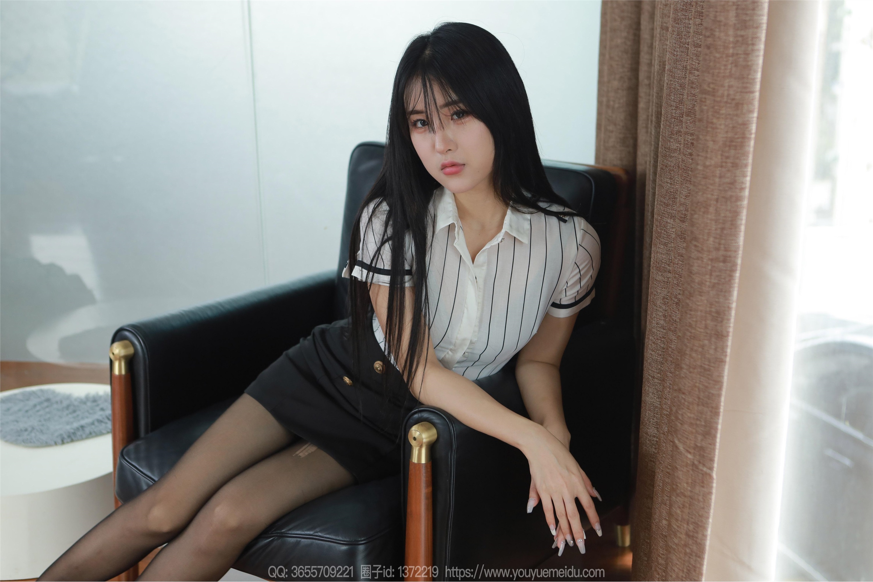 图片[4]-IESS异思趣向期期2024.04.09期丝享家期1711期小宝《竖条纹衬衫》-秀人网