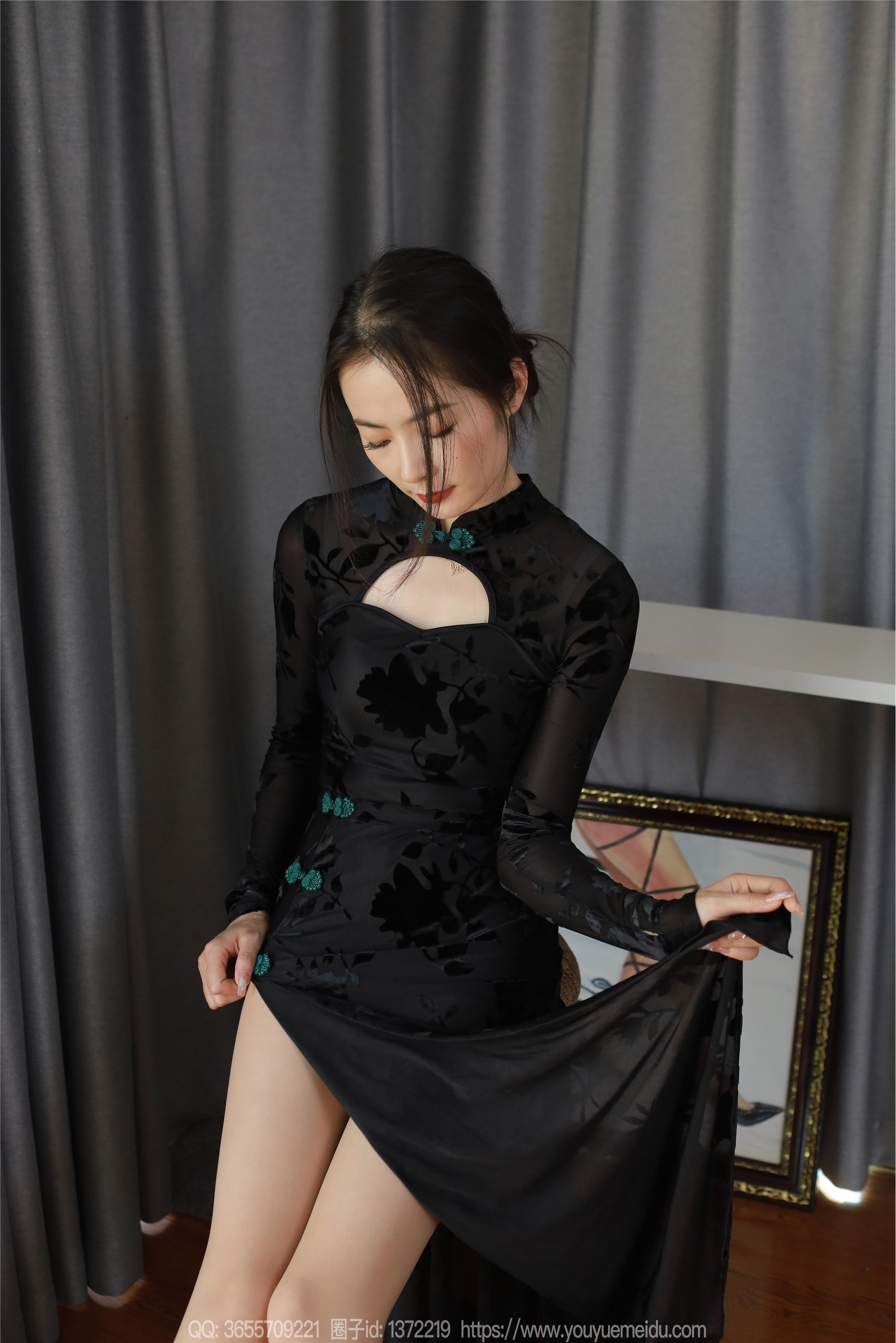 图片[6]-IESS异思趣向期期2024.04.10期丝享家期1712期小金《高叉旗袍》-秀人网