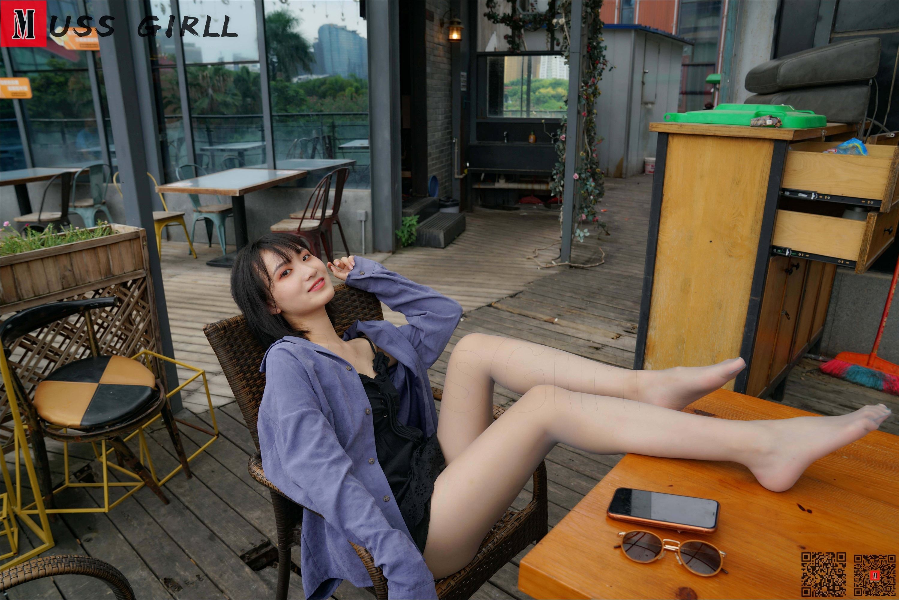 MussGirl慕丝女郎期期N第133期休闲灰丝-秀人网