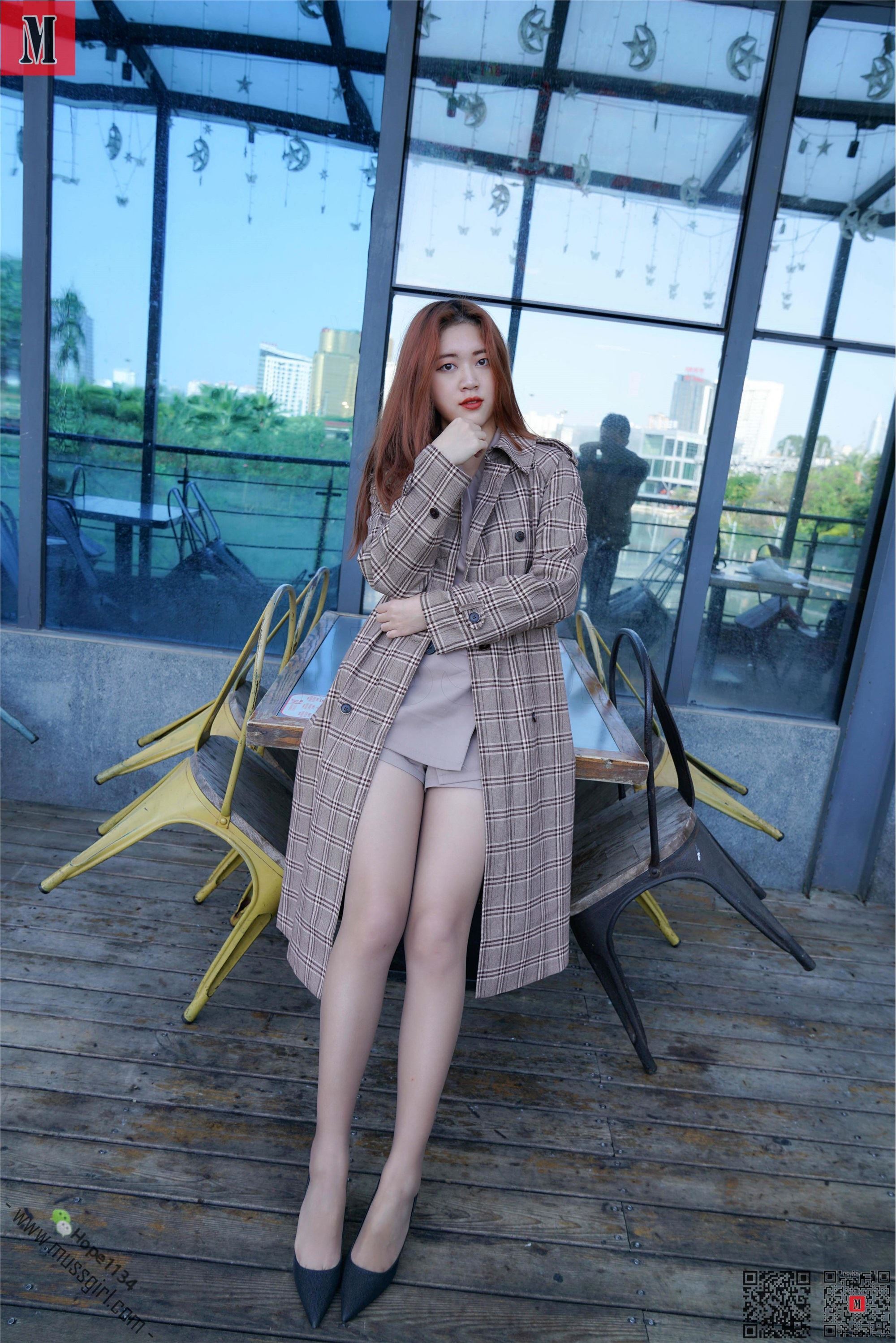 图片[4]-MussGirl慕丝女郎期期N第141期户外短裤肉丝-秀人网