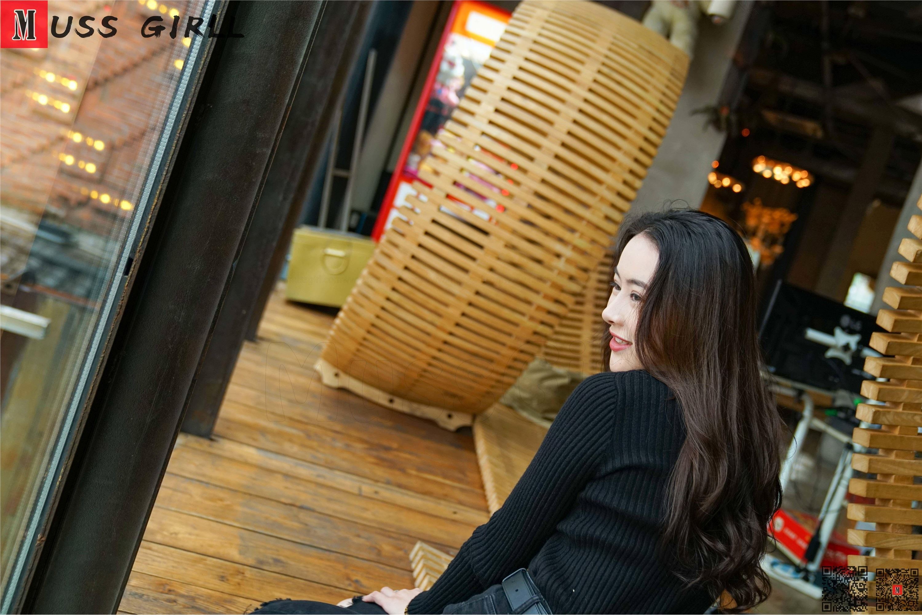 图片[2]-MussGirl慕丝女郎期期N第171期灰丝风衣-秀人网