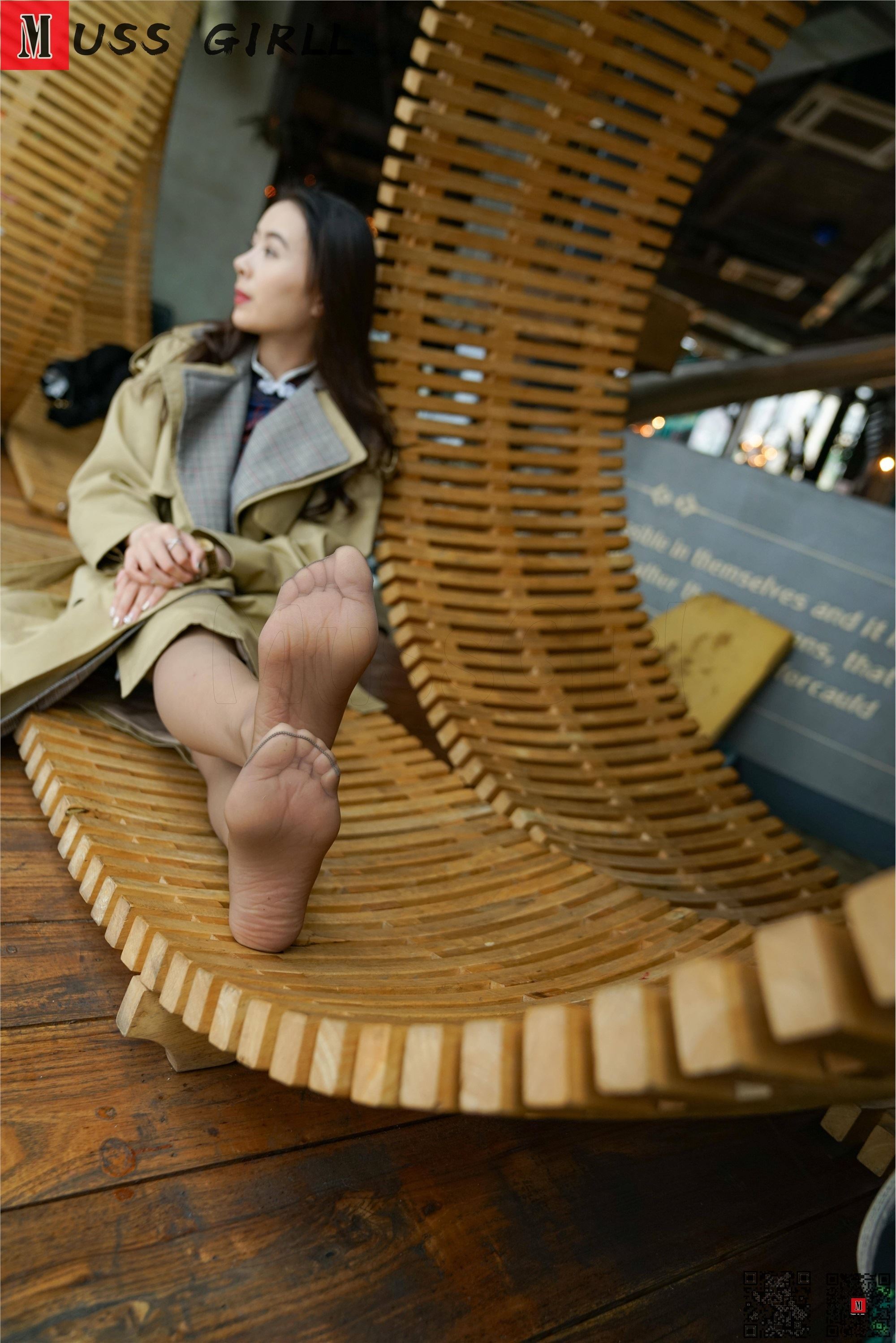图片[8]-MussGirl慕丝女郎期期N第171期灰丝风衣-秀人网