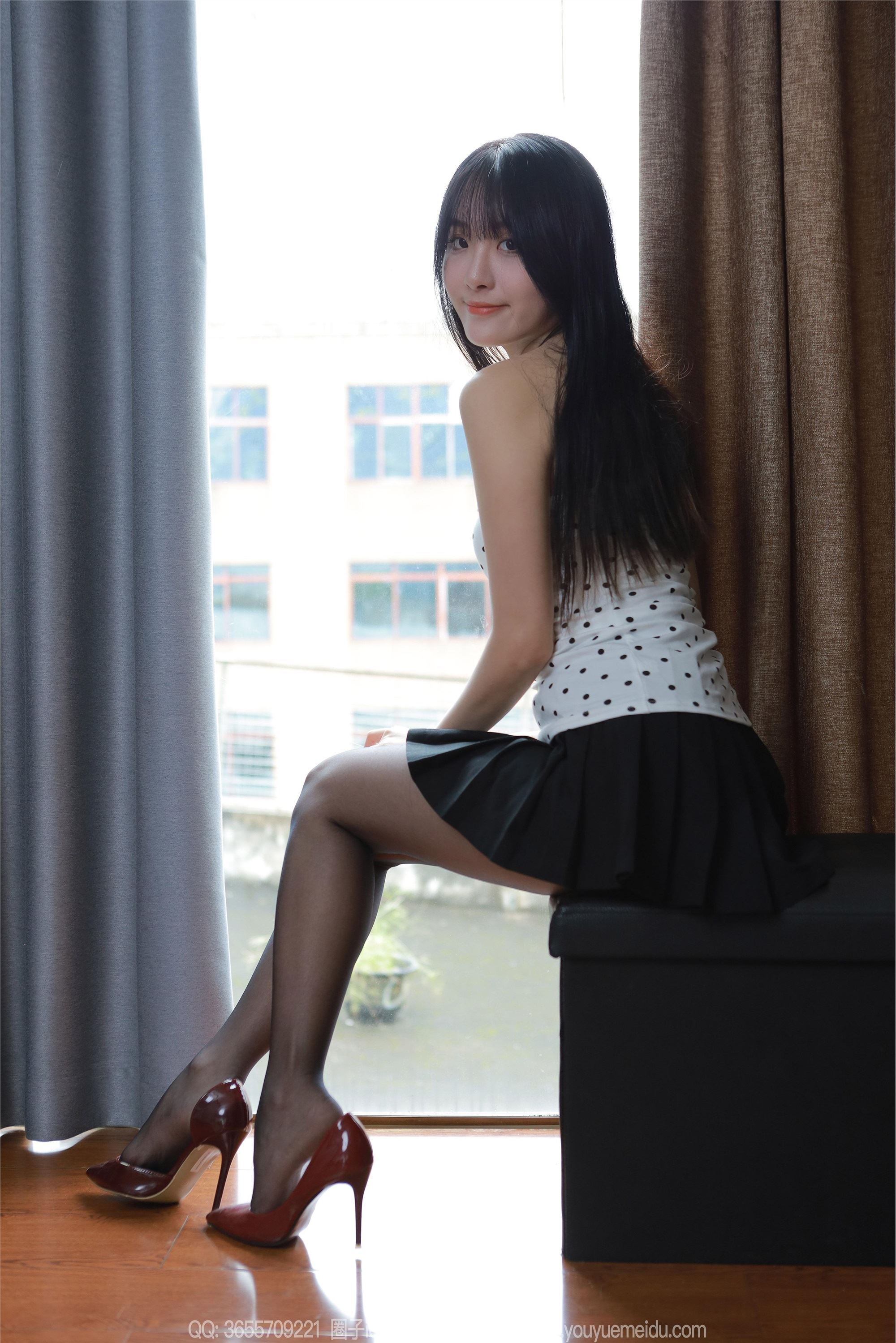 图片[7]-IESS异思趣向期期2024.07.16期丝享家期1795期婉萍《波点短裙》-秀人网