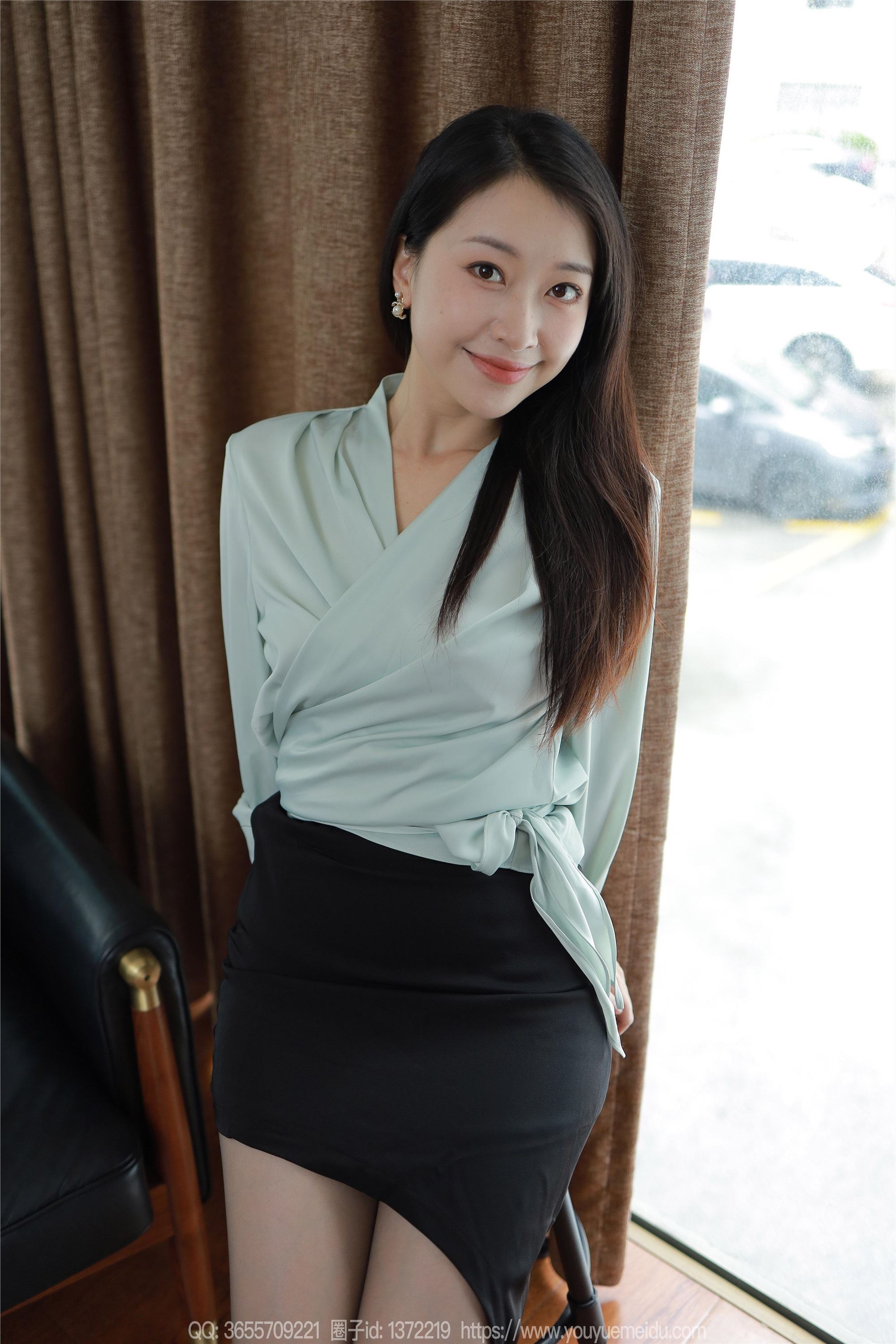 图片[5]-IESS异思趣向期期2024.07.24期丝享家期1802期小婕《迷人淡绿》-秀人网