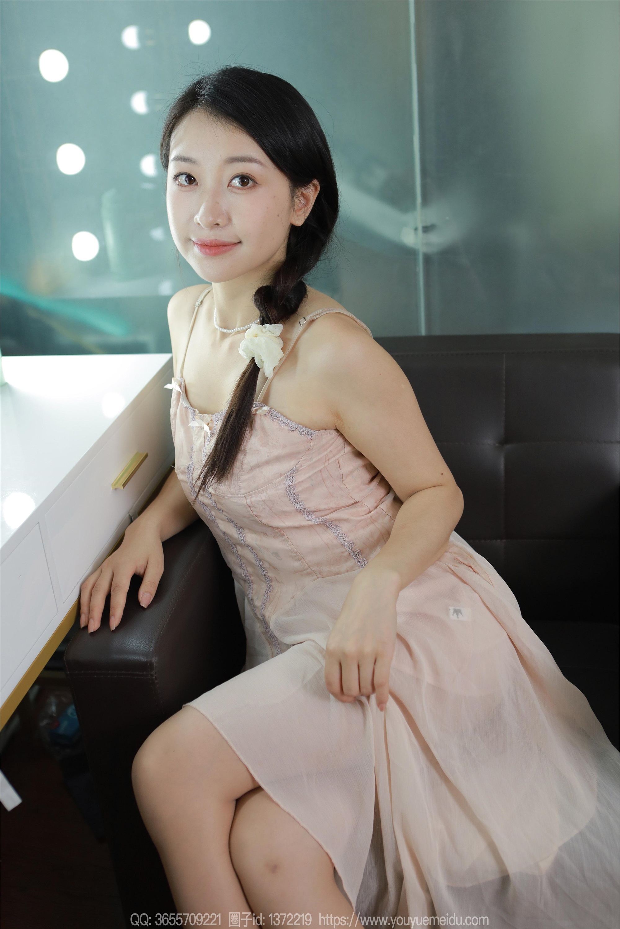 图片[3]-IESS异思趣向期期2024.08.05期丝享家期1812期小婕《藕粉吊带裙》-秀人网