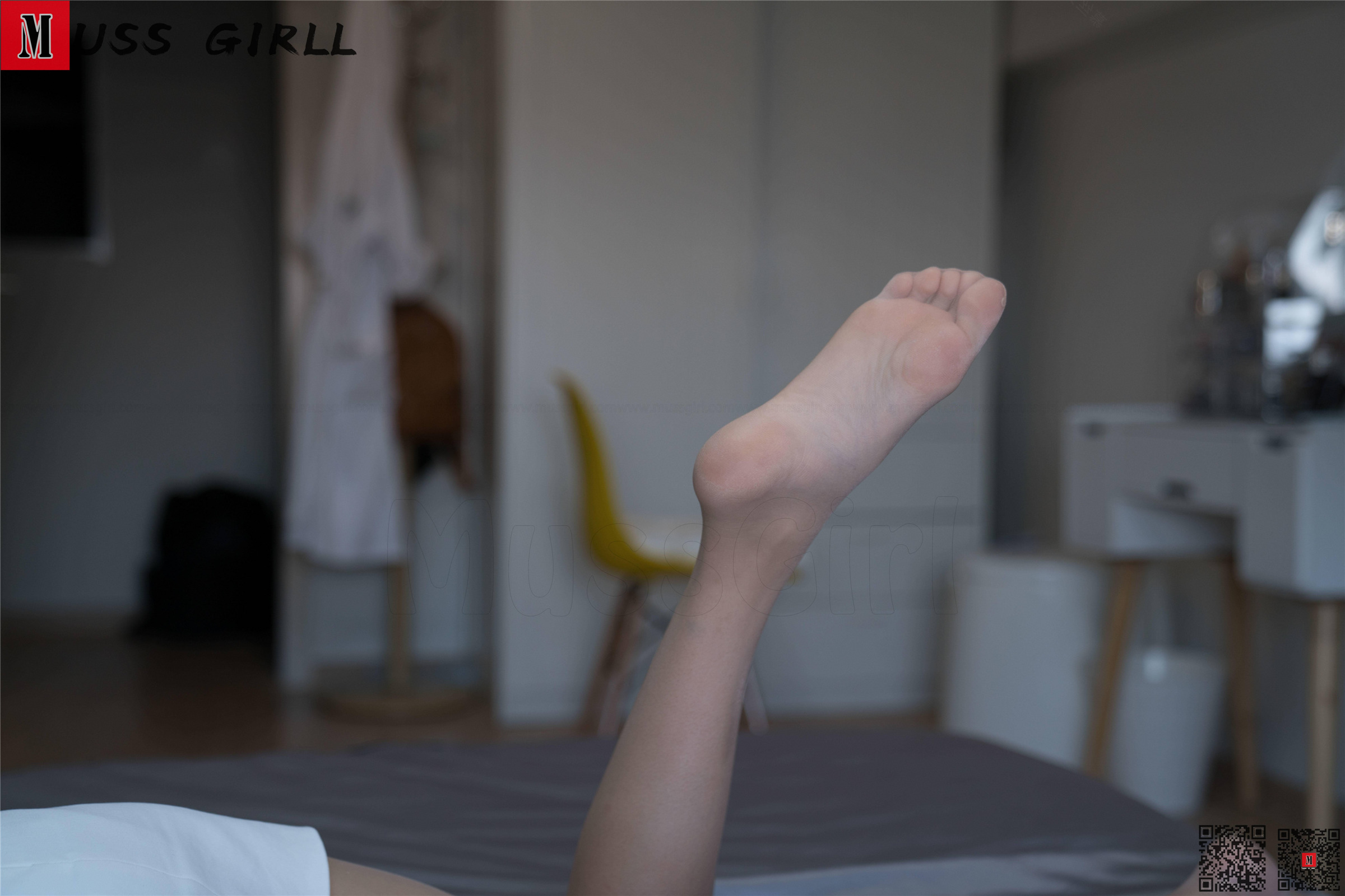 图片[3]-MussGirl慕丝女郎期期N第154期小白裙灰丝-秀人网