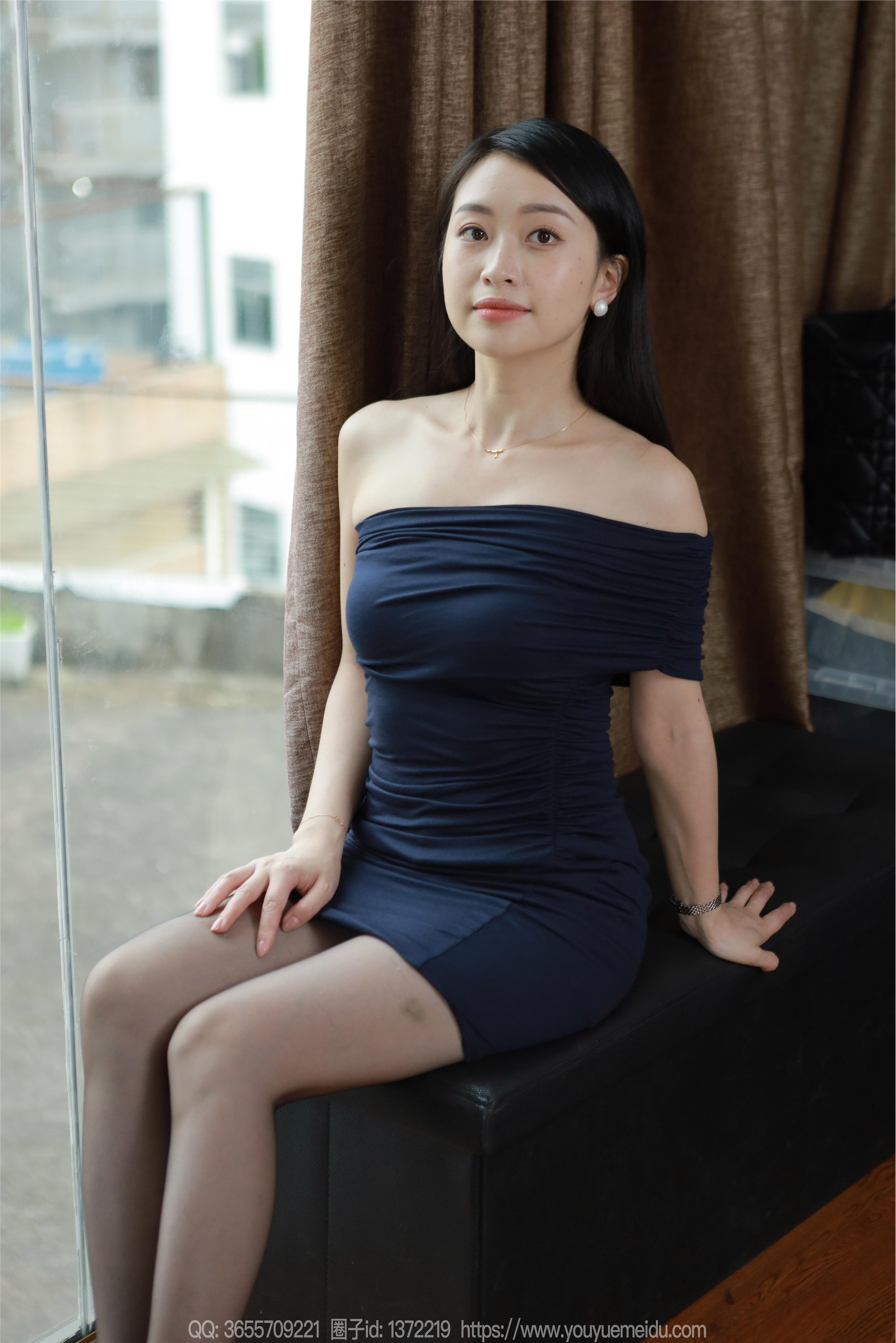 图片[6]-IESS异思趣向期期2024.06.16期丝享家期1769期小婕《一字肩包臀裙》-秀人网