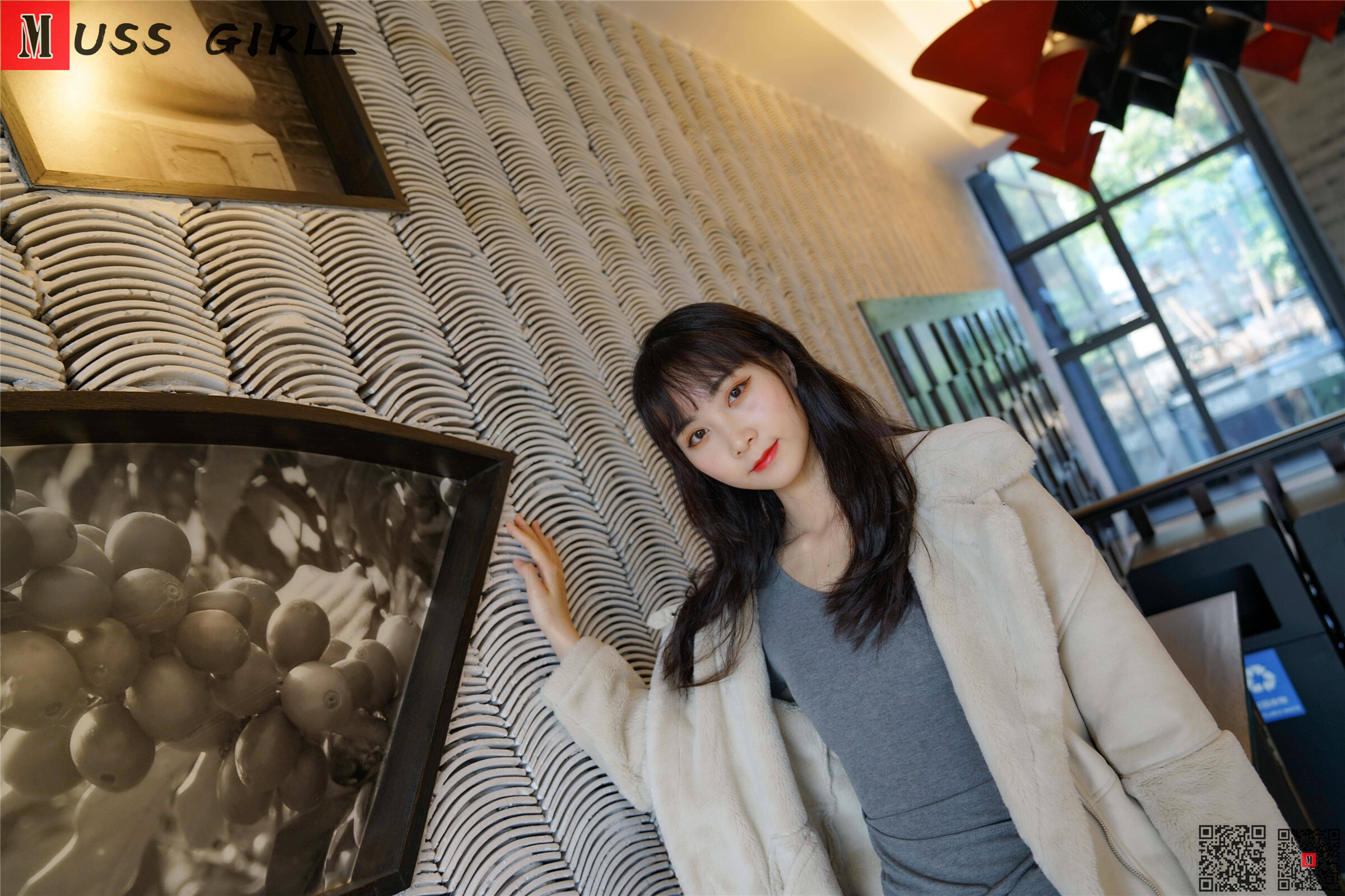 图片[8]-MussGirl慕丝女郎期期N第156期灰色包臀裙-套图网