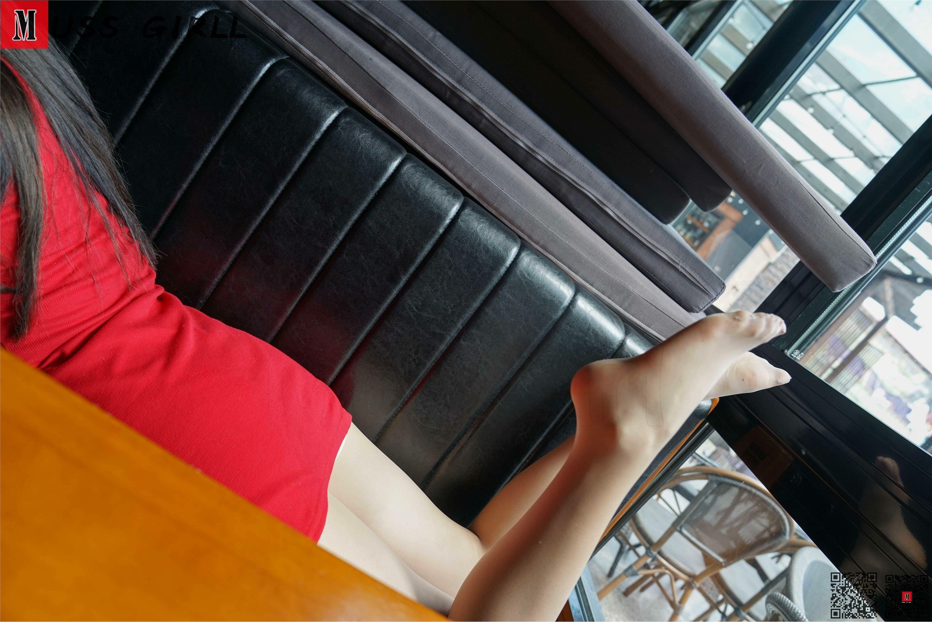 图片[8]-MussGirl慕丝女郎期期N第165期火辣红裙高跟-秀人网