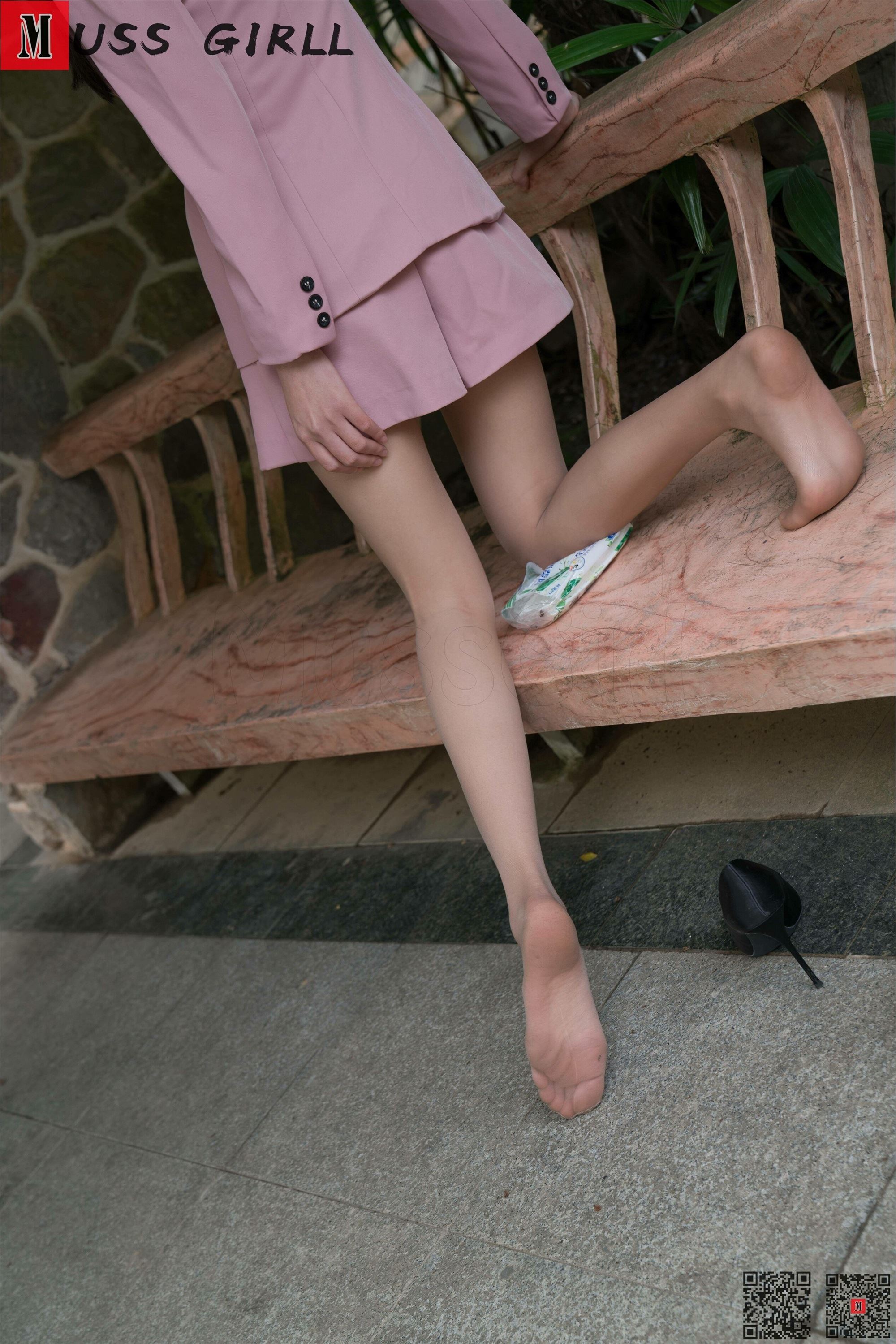 图片[4]-MussGirl慕丝女郎期期N第161期粉红制服肉丝-套图网