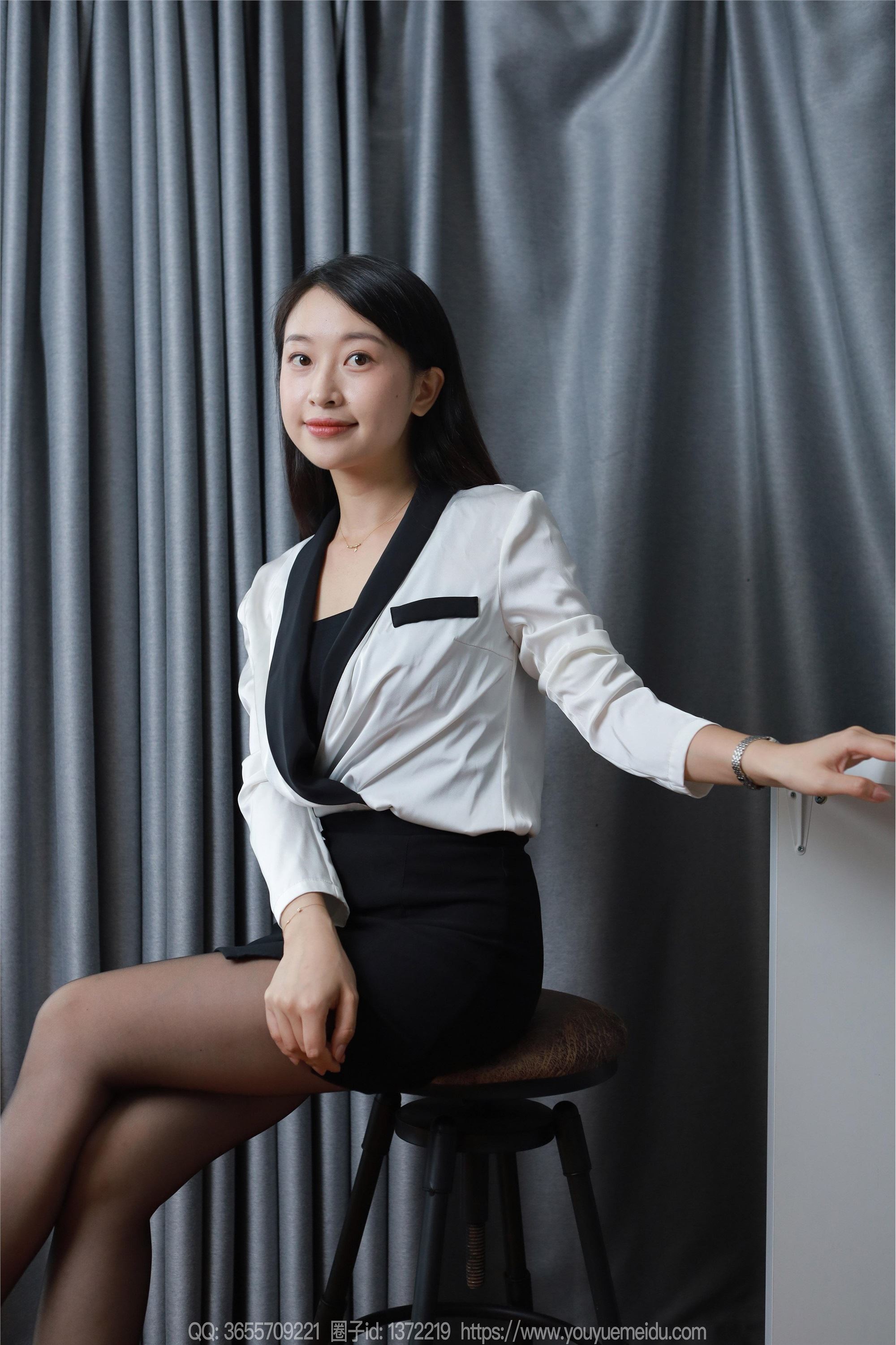 IESS异思趣向期期2024.09.08期丝享家期1840期小婕《黑白职业装（下）》-套图网