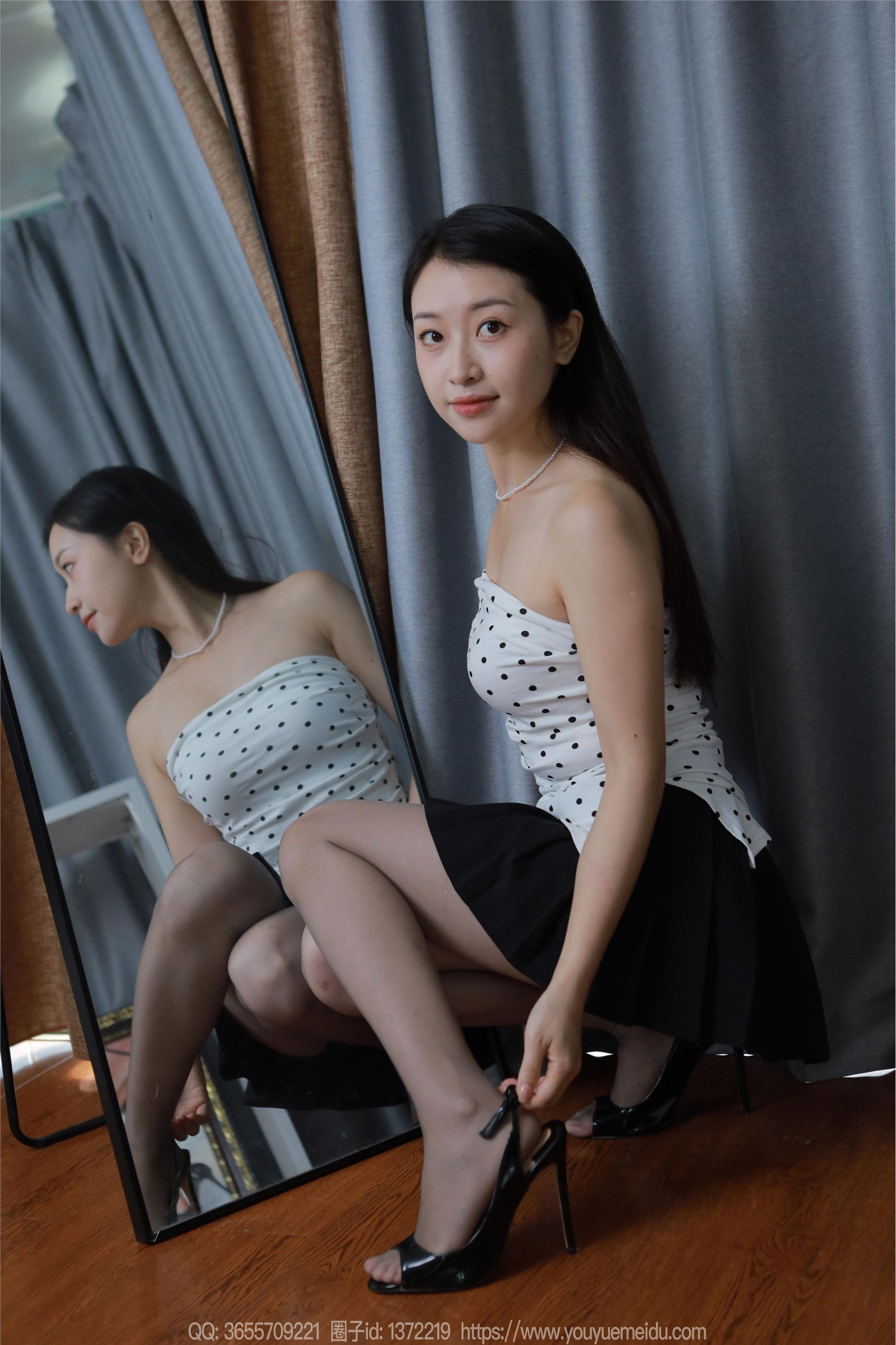 图片[2]-IESS异思趣向期期2024.06.26期丝享家期1778期小婕《波点套装》-秀人网