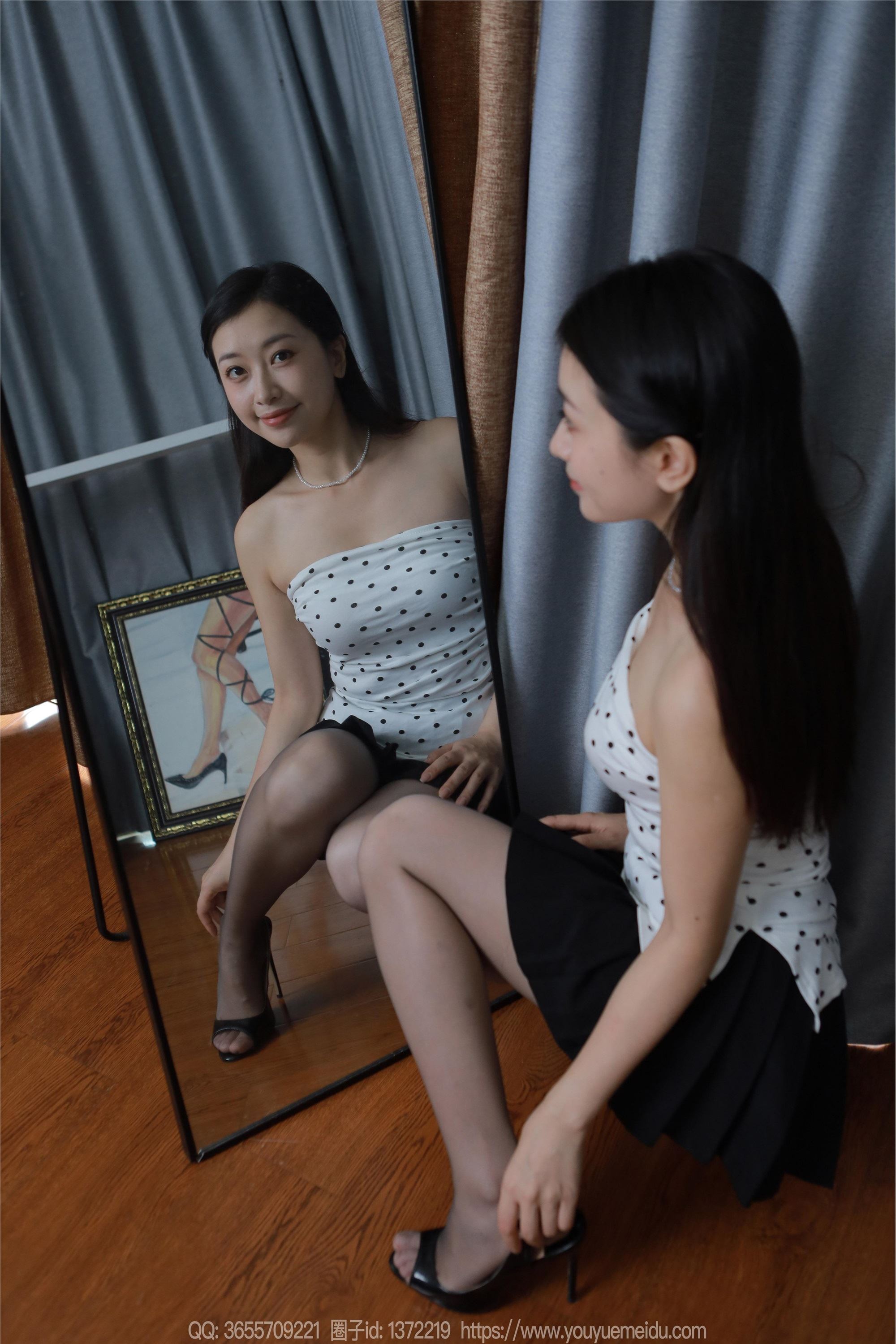 图片[4]-IESS异思趣向期期2024.06.26期丝享家期1778期小婕《波点套装》-秀人网